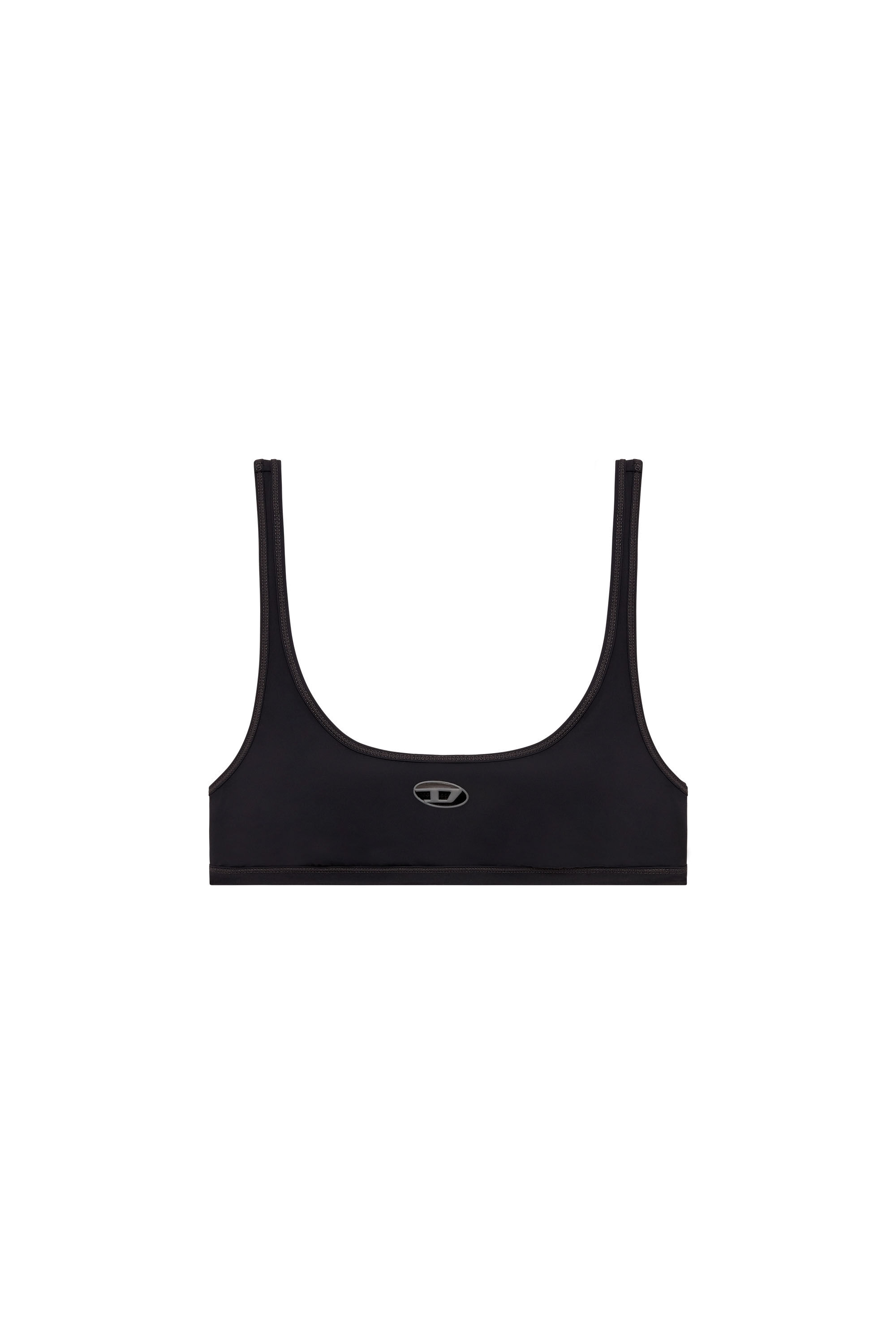 Diesel - CHELSEA-UTLT, Brassière de sport avec cut-out à logo Femme in Noir - 6