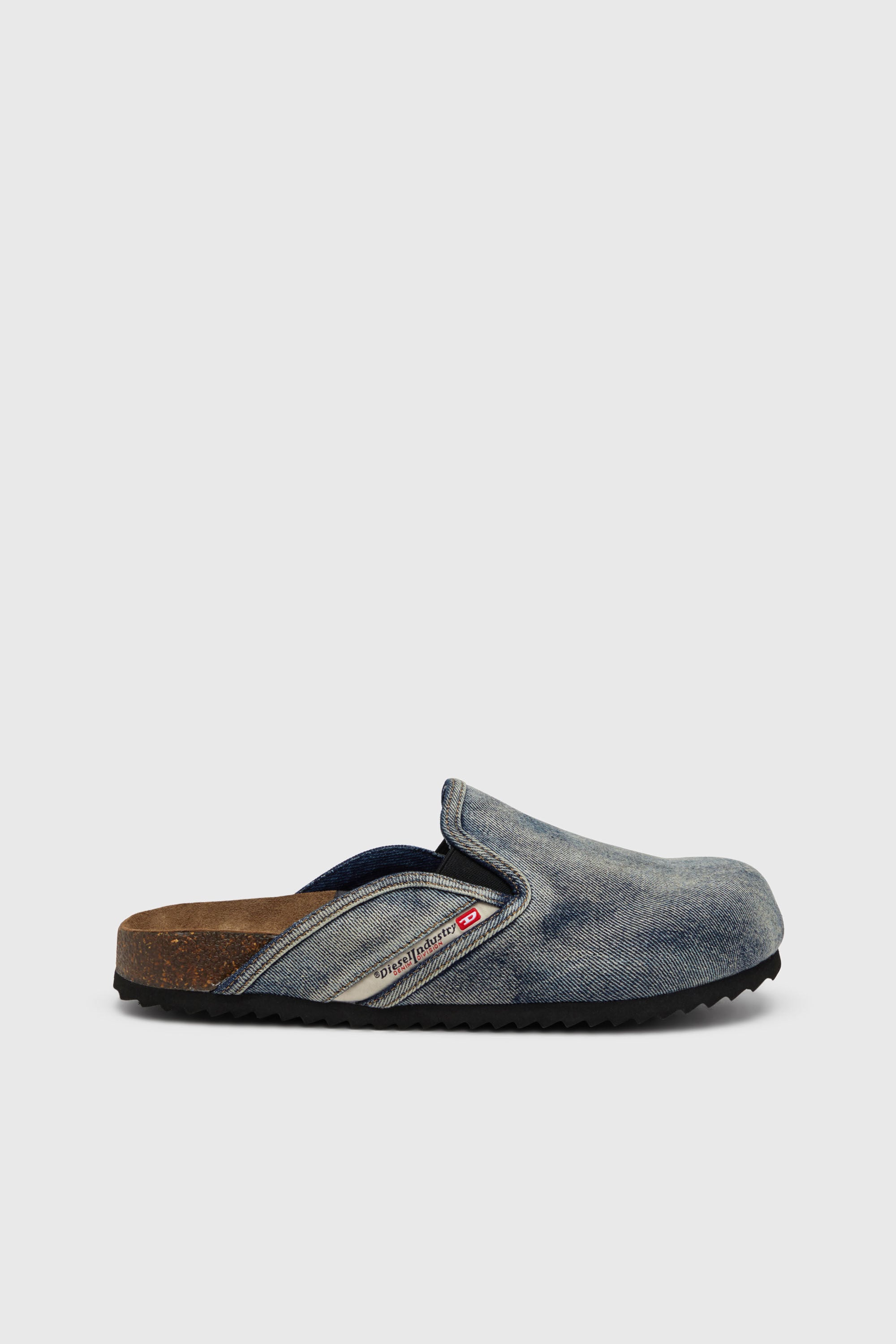 Diesel - D-WOODSTOCK SLIP-ON, D-Woodstock-Zapatos planos sin tal&oacute;n en cuero napa Hombre in Azul marino - 1
