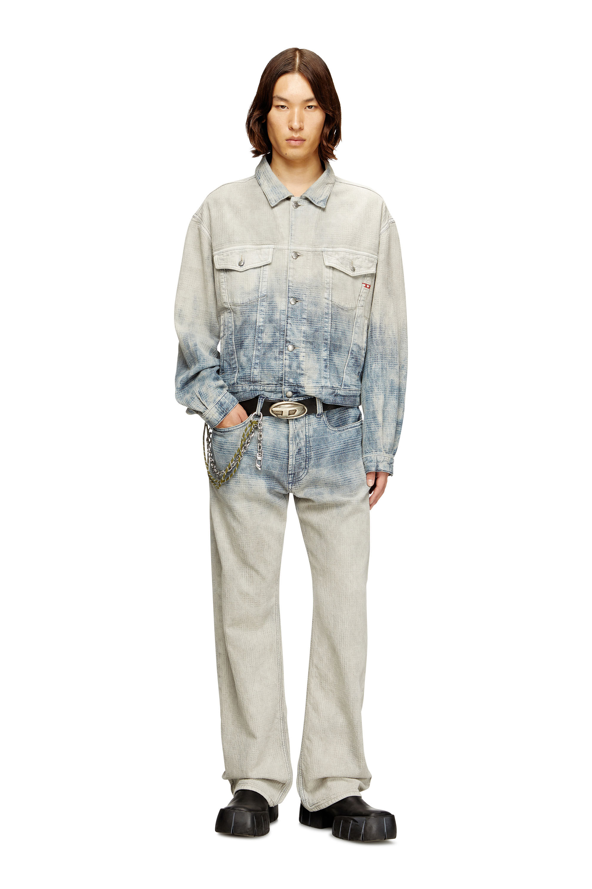 Men's Relaxed Jeans | Medium blue | Diesel 1980 D-Eeper