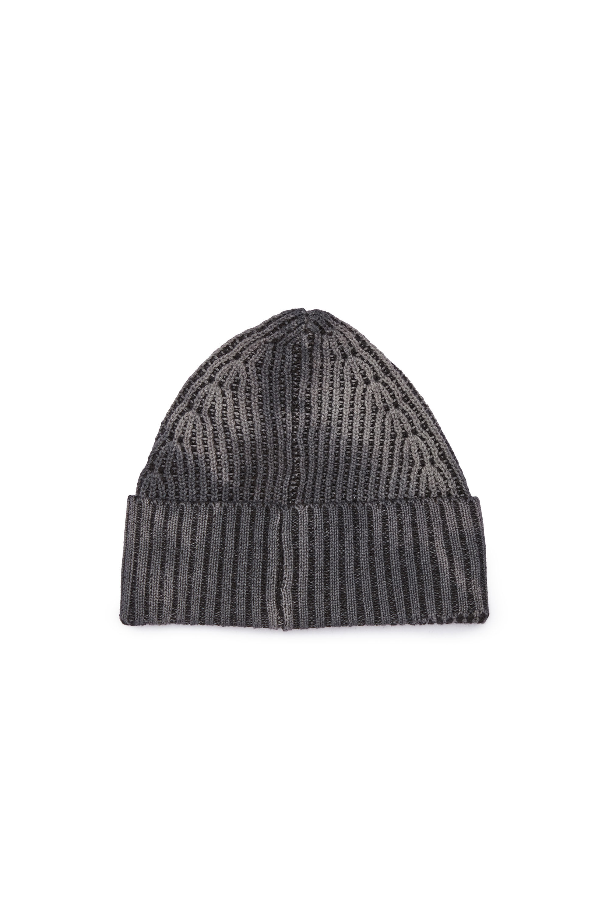Women's Cotton beanie with bad-dye effect | Black | Diesel
