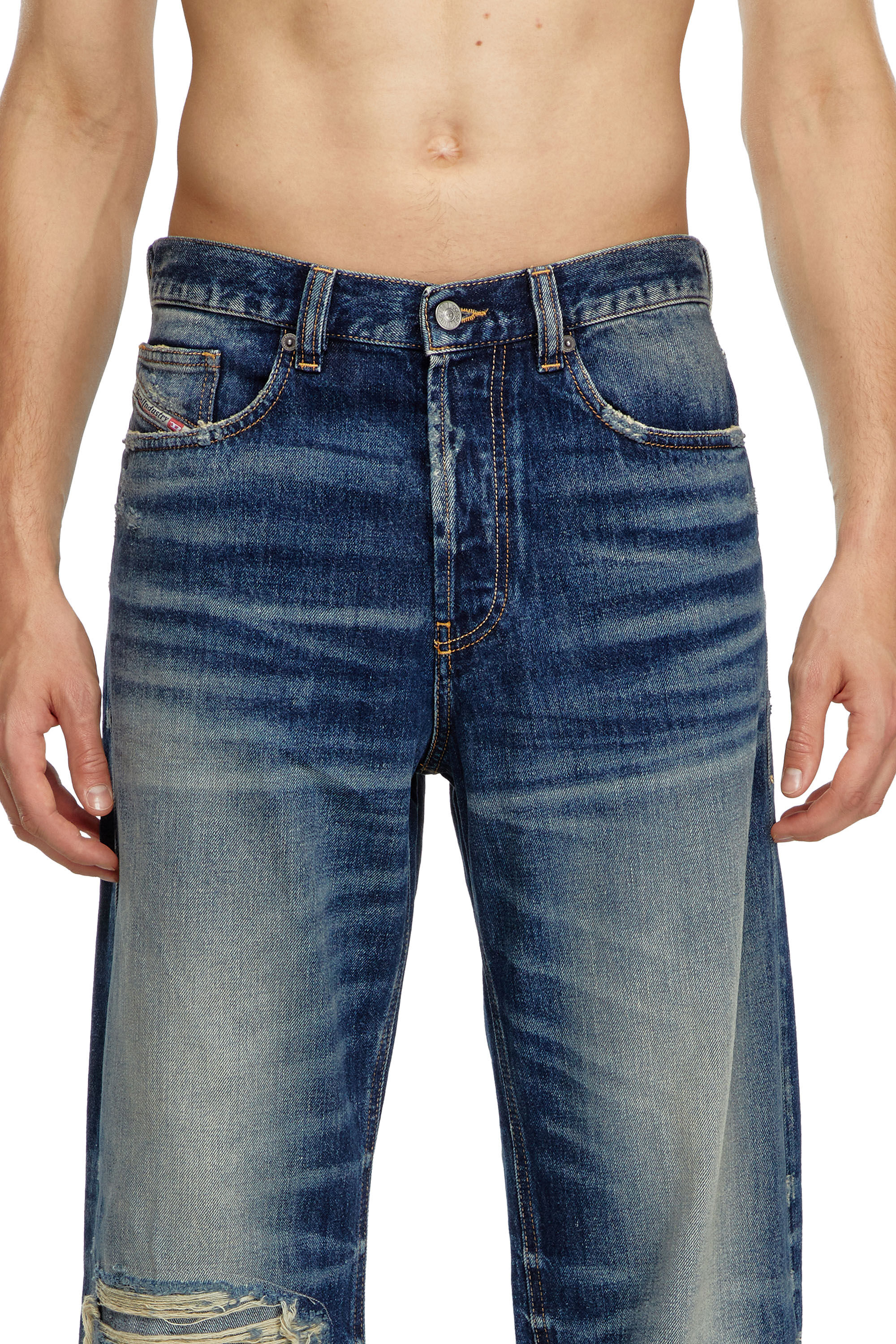 Diesel - Male's Regular Jeans 2024 D-Macs 09J95, Dark Blue - 5