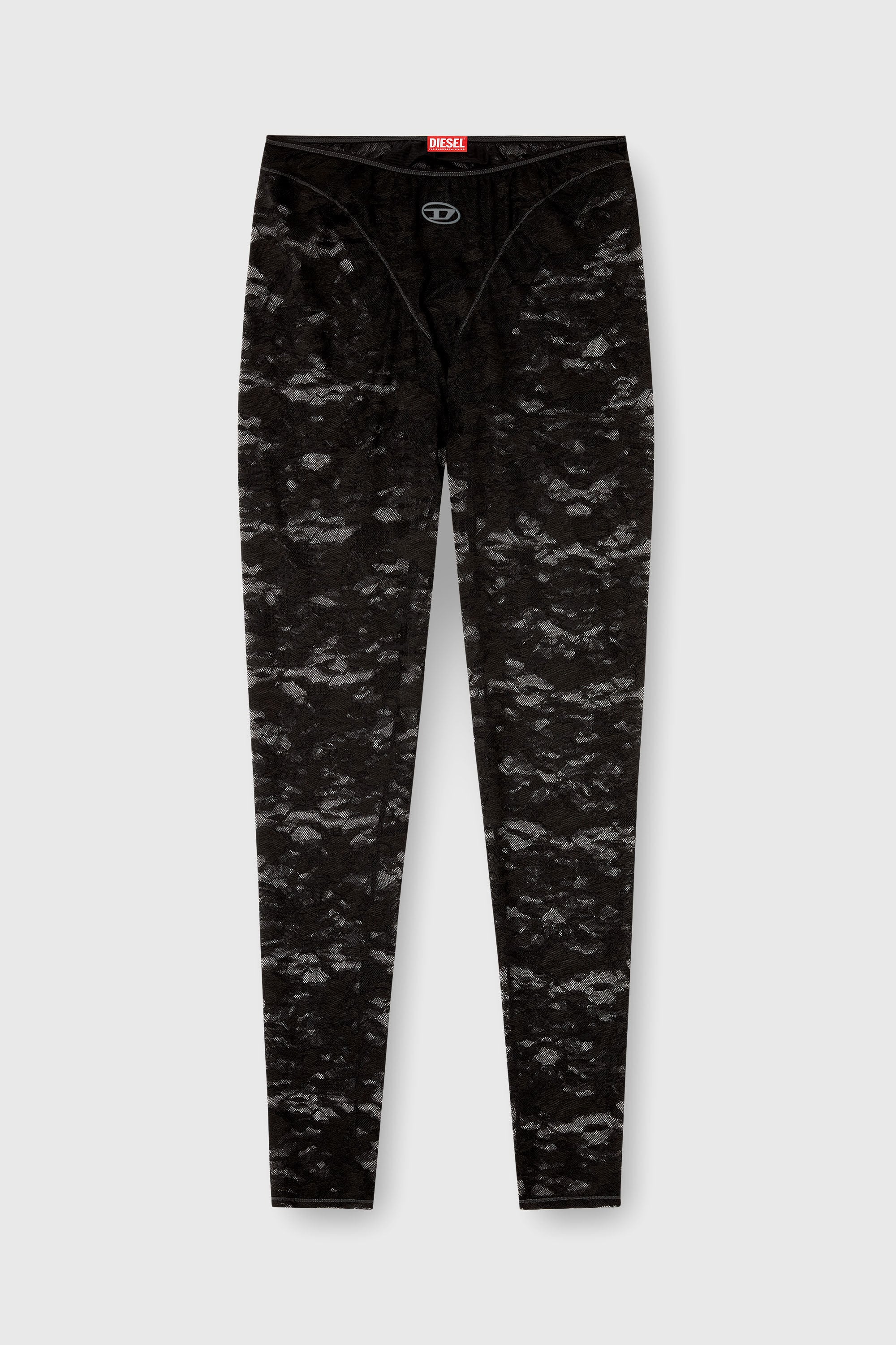 Women's Camo lace leggings | Black | Diesel {{Country}}
