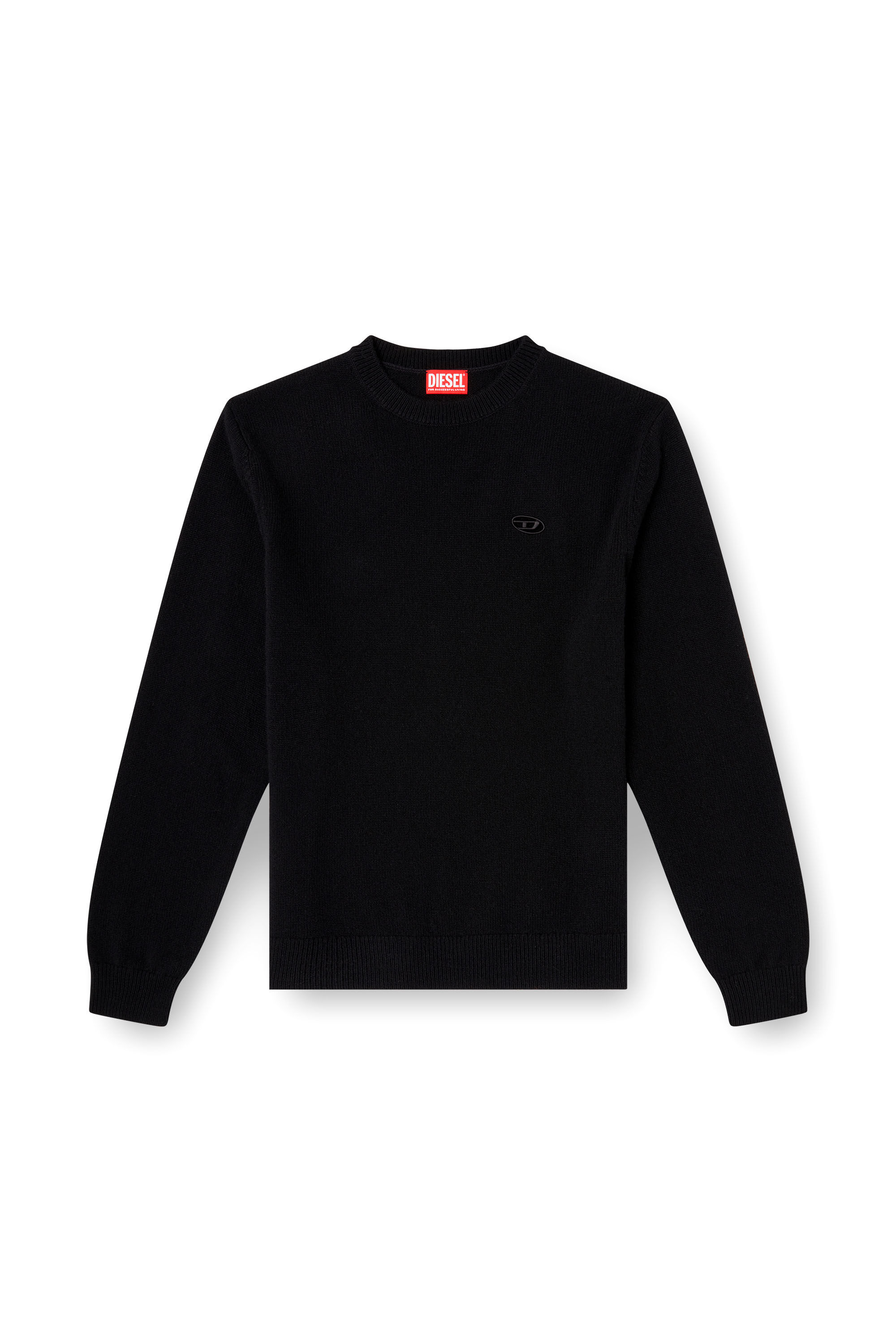 Diesel - K-ARGOL, Pull en laine et cachemire Homme in Noir - 2