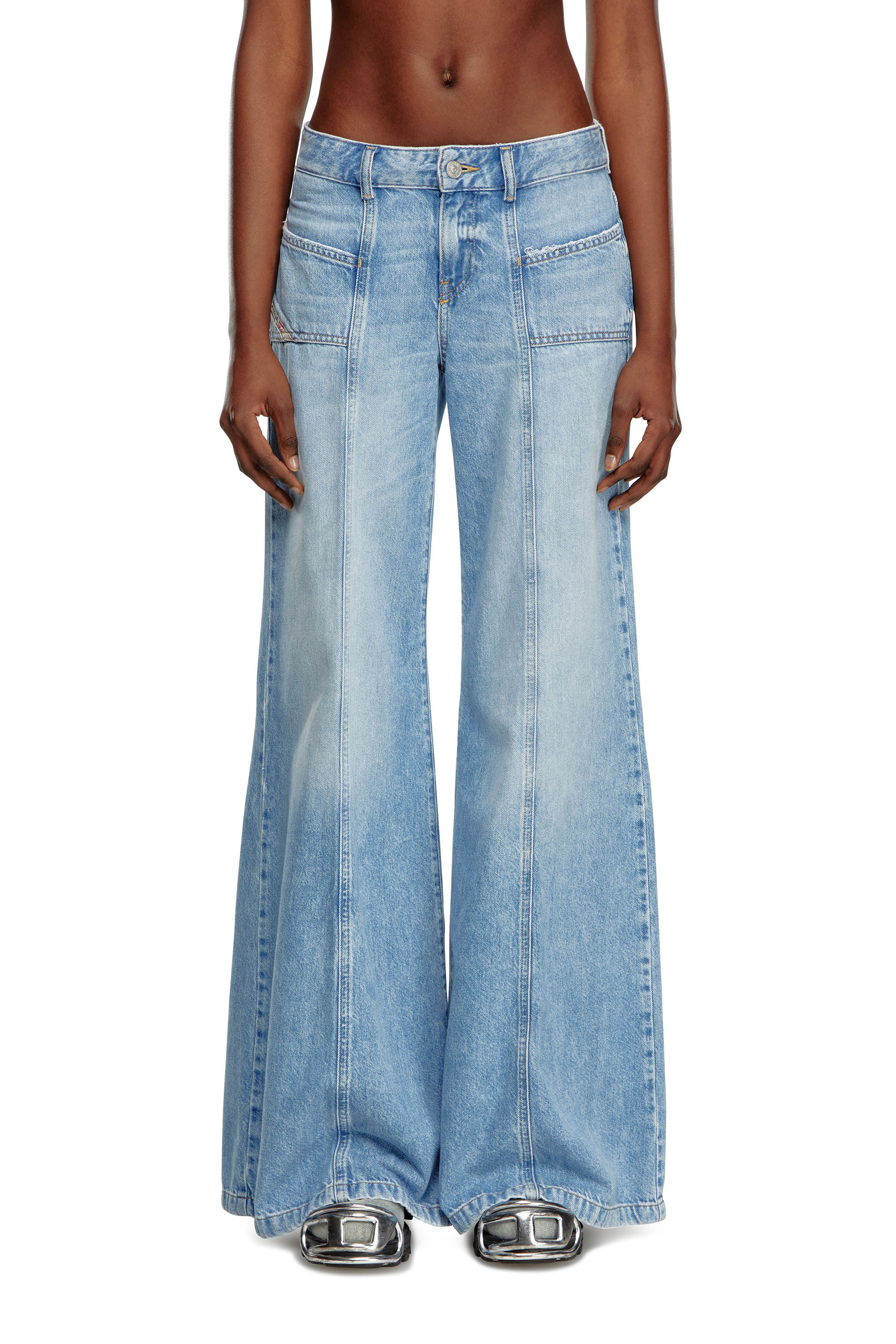 Diesel - Female's Flare Jeans D-Akii 09J88, Light Blue - 3