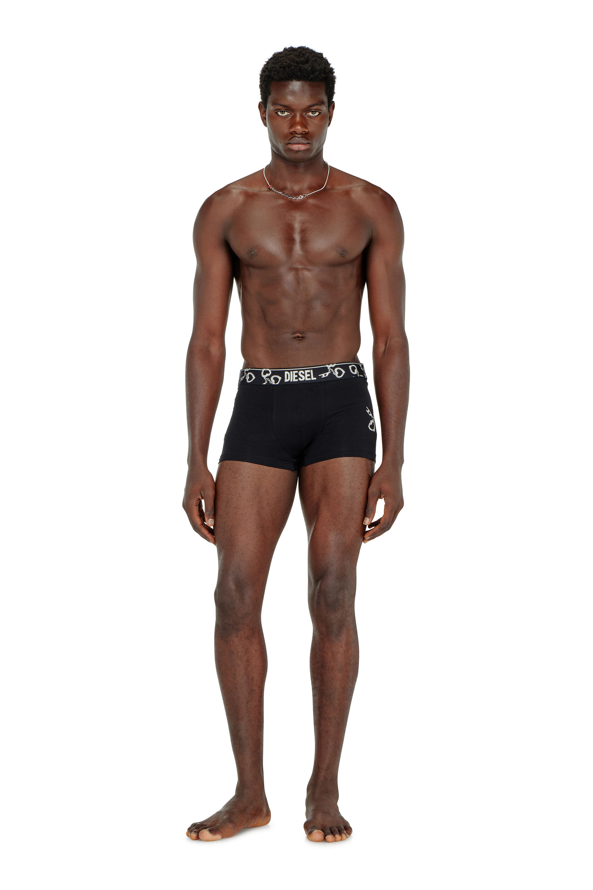 Diesel - DAMIEN-GFT-3PACK, Man's Three-pack boxer briefs with handcuff motif in null - 2