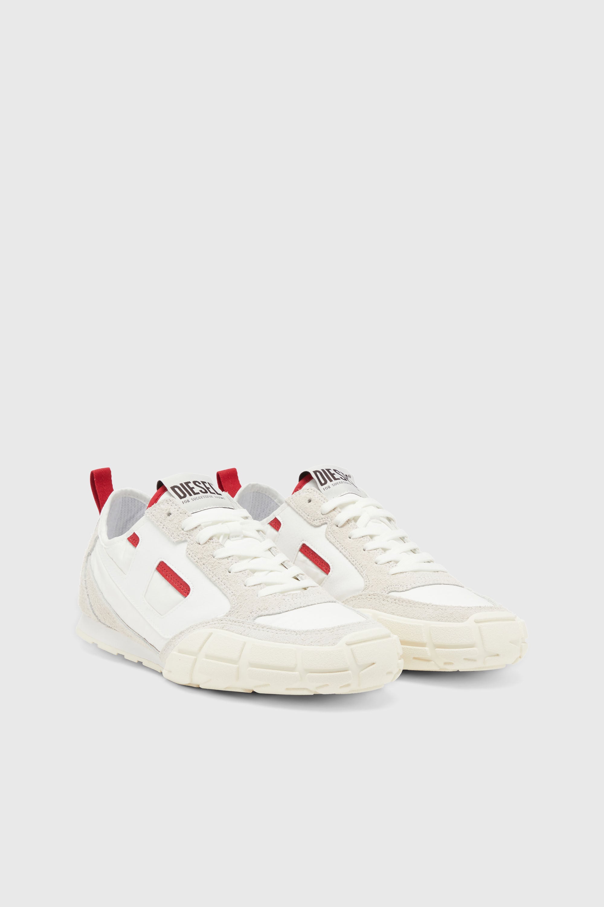 Diesel - S-PAGODHA LOW, S-Pagodha-Zapatillas de piel, gamuza y ripstop Hombre in Multicolor - 2