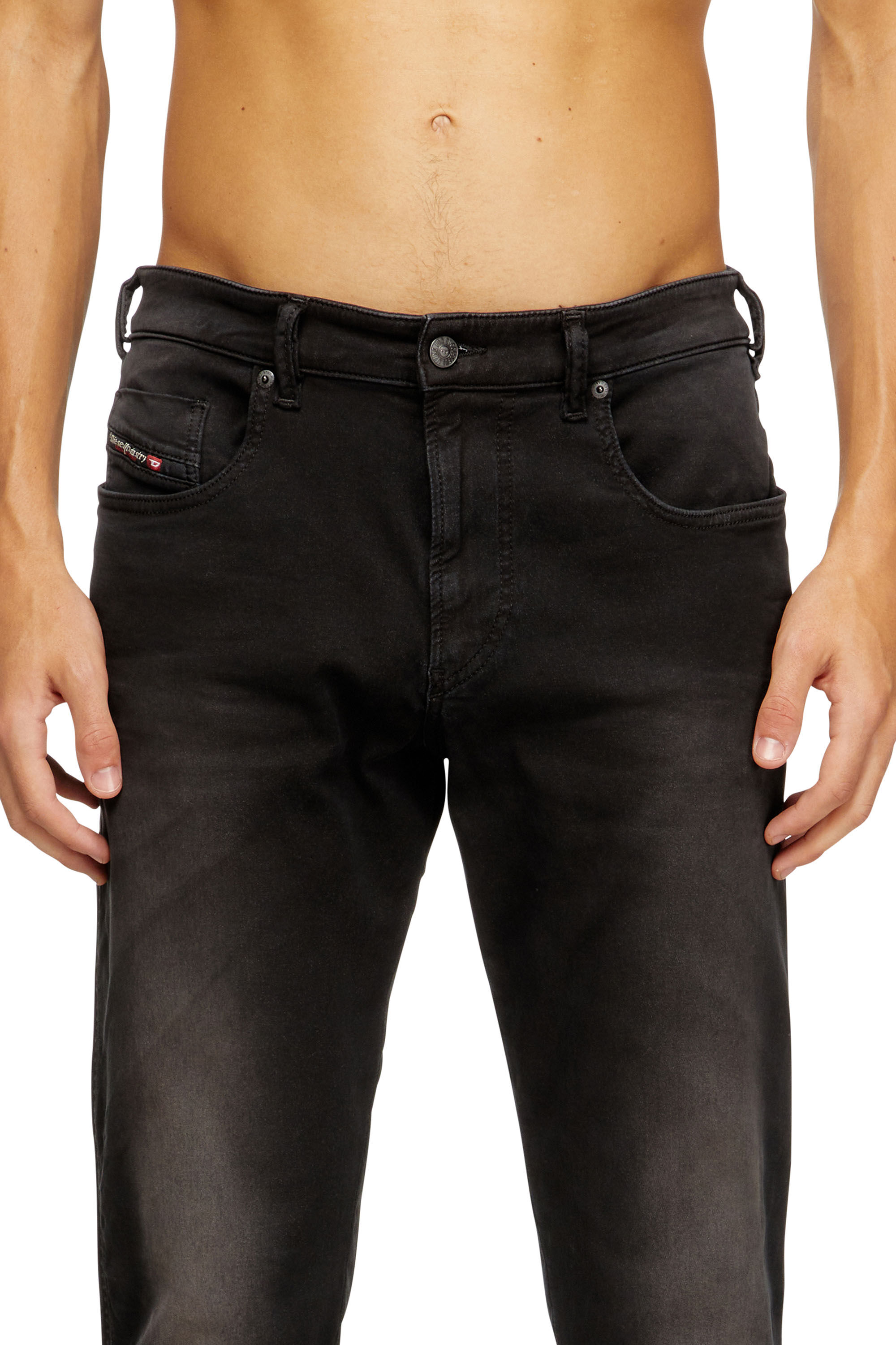 Men's Slim Jeans | Black/Dark grey | Diesel 2062 D-Strukt Joggjeans®