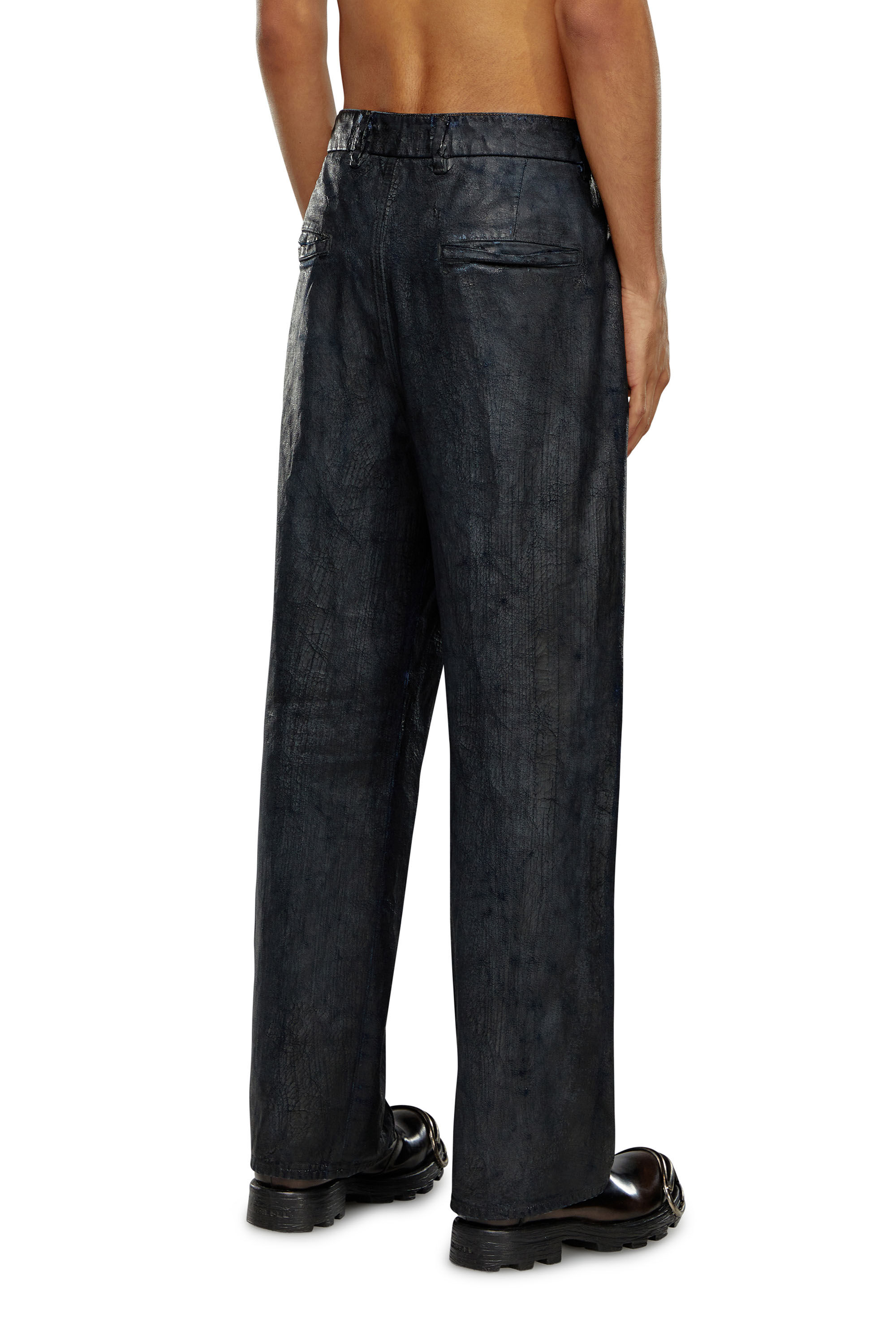 Diesel - Relaxed Jeans D-Chino-Work 0PGAZ Homme, Noir - Image 4