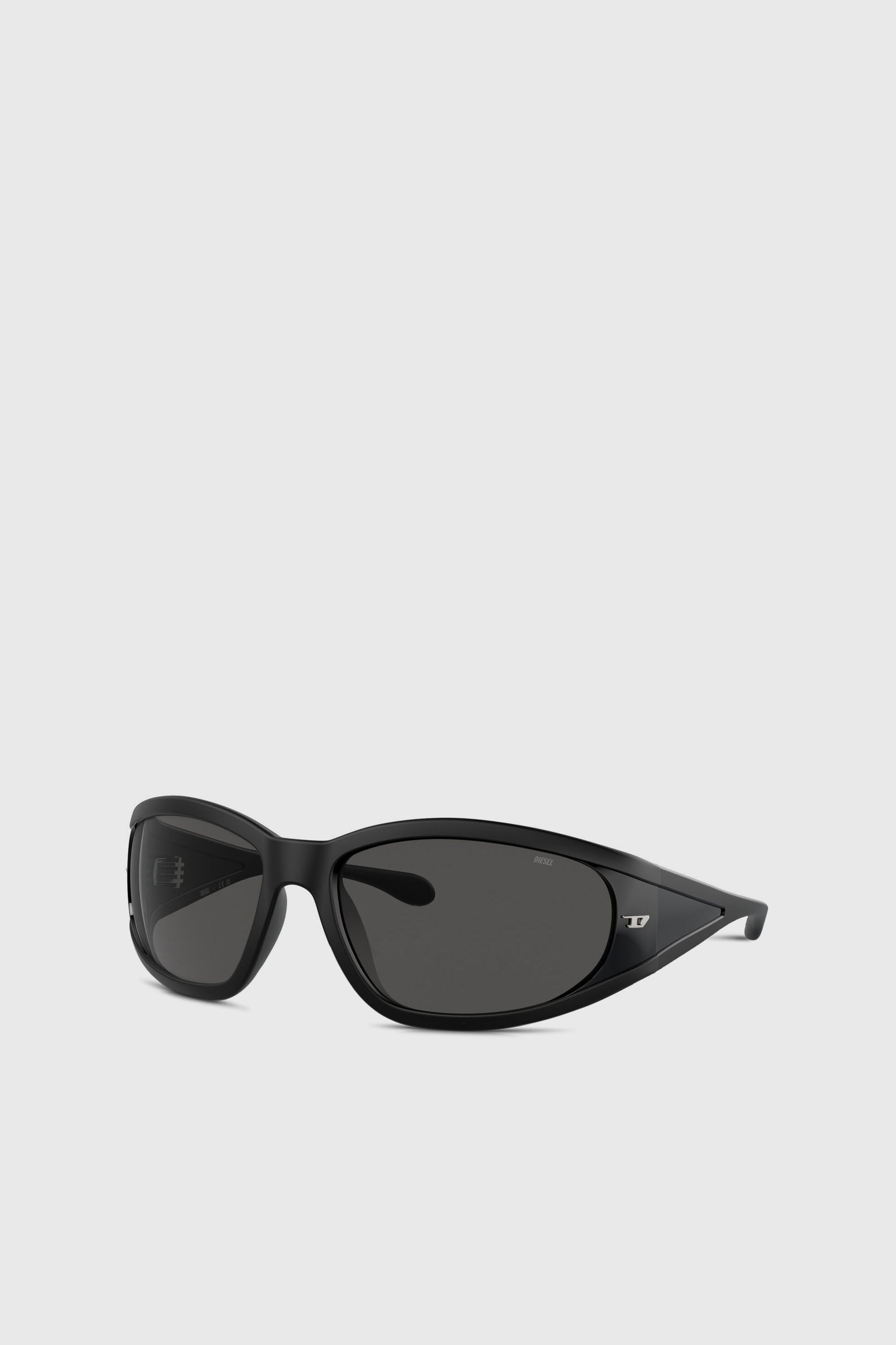 Diesel - 0DL3002, Unisex's Rectangular sunglasses in acetate in Black - 5