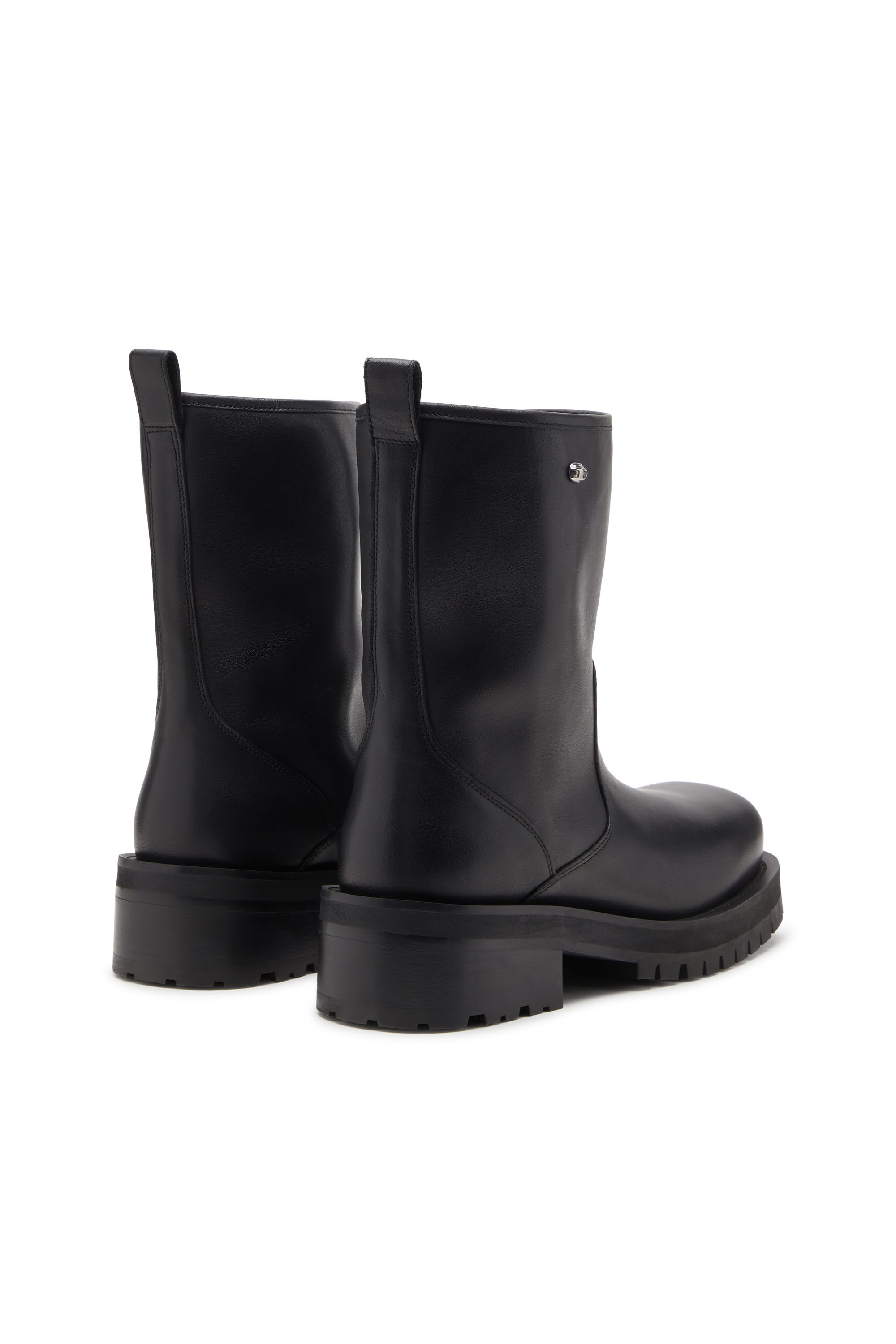 Men's D-Texan - Leather Boots | Black | Diesel