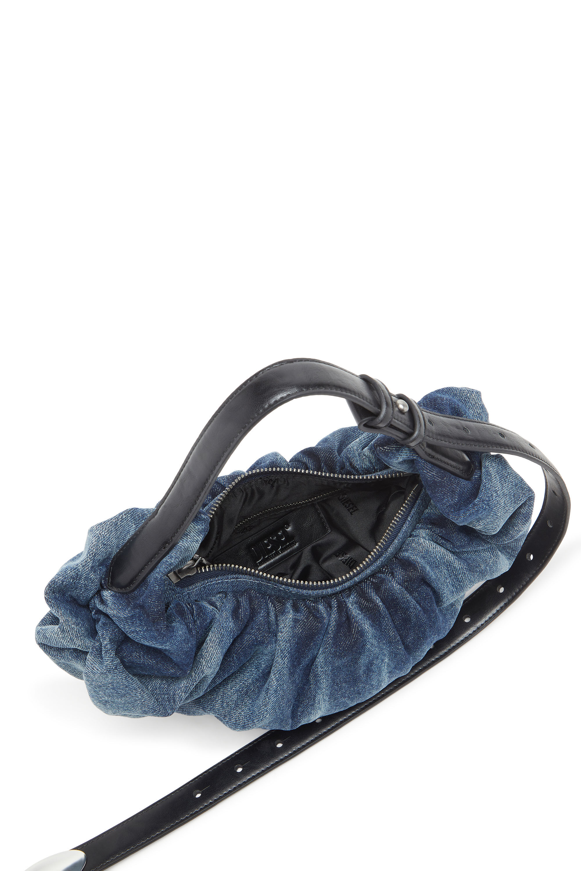 ディーゼル　ハンドバッグ Women's Grab-D-Large scrunched hobo bag | Black | Diesel
