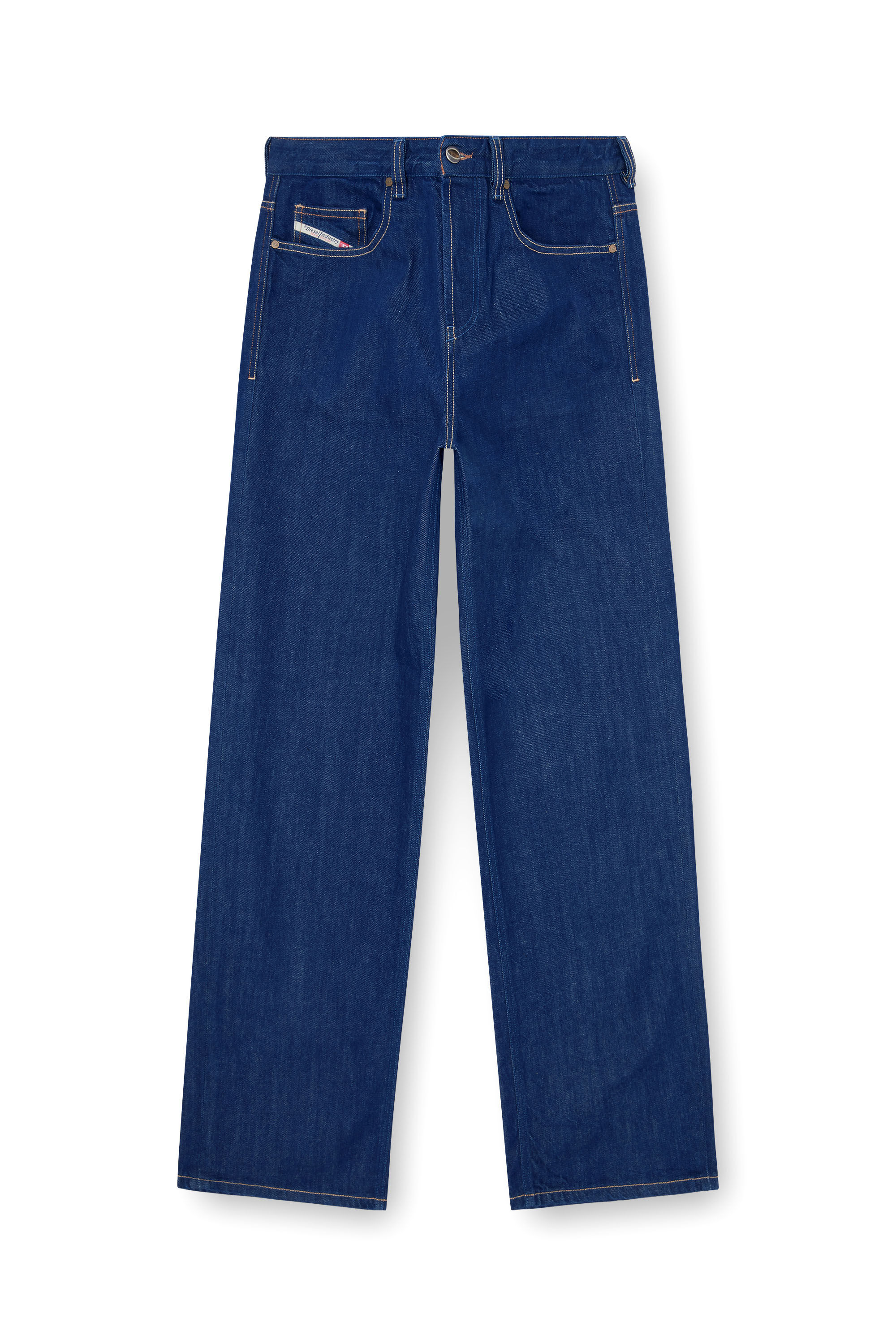 Diesel - Relaxed Jeans 2001 D-Macro 09Q09 Hombre, Azul Oscuro - 6
