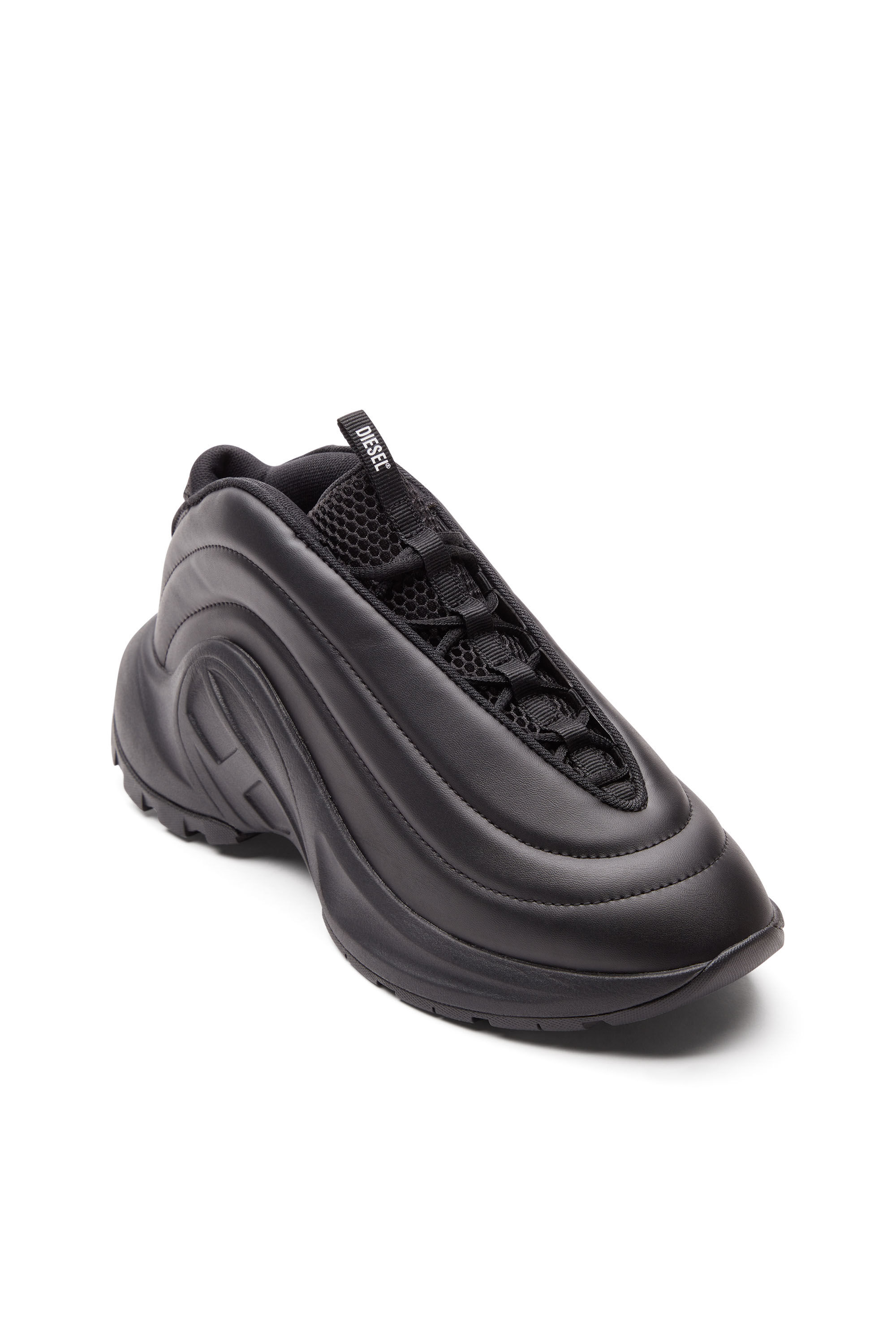 洗練されたデザイン DIESEL S-D-RUNNER X 24 Women's S-D-Runner X-Slip-on sneakers with matte Oval D