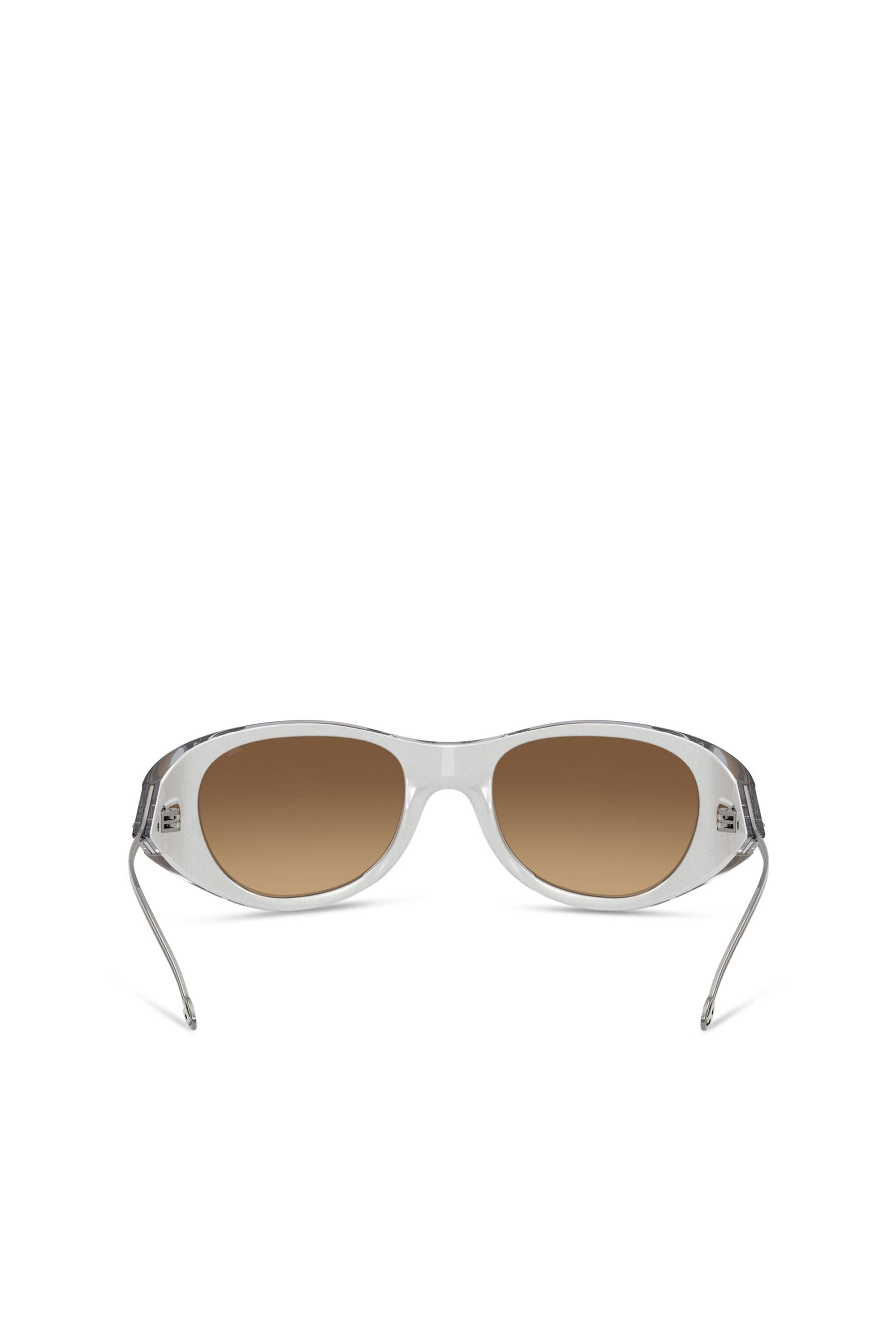 Women's Iconic oval sunglasses | Grey | Diesel