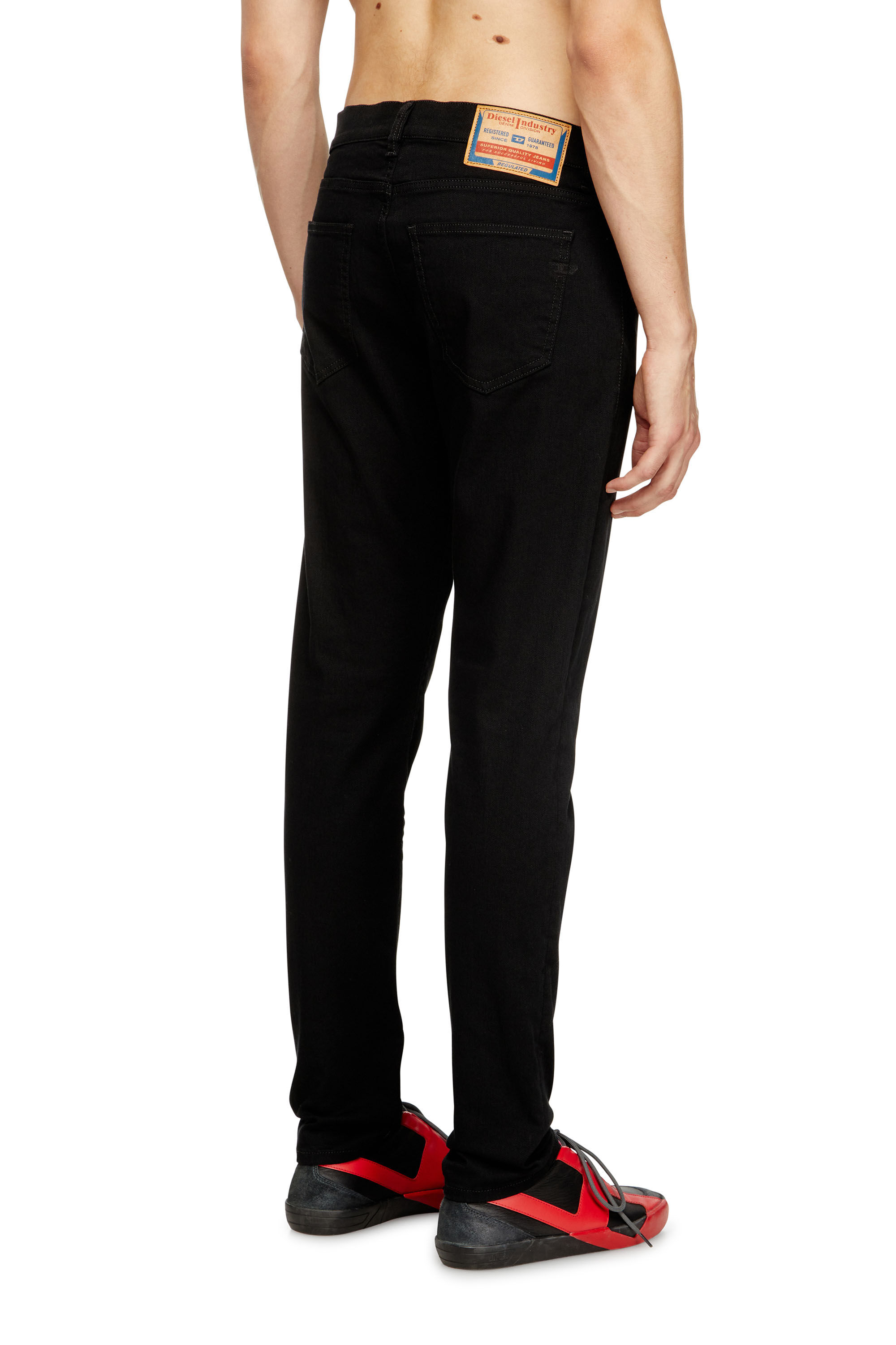 2019 D-STRUKT Man Slim fit Jeans, stretch denim | Black/Dark grey