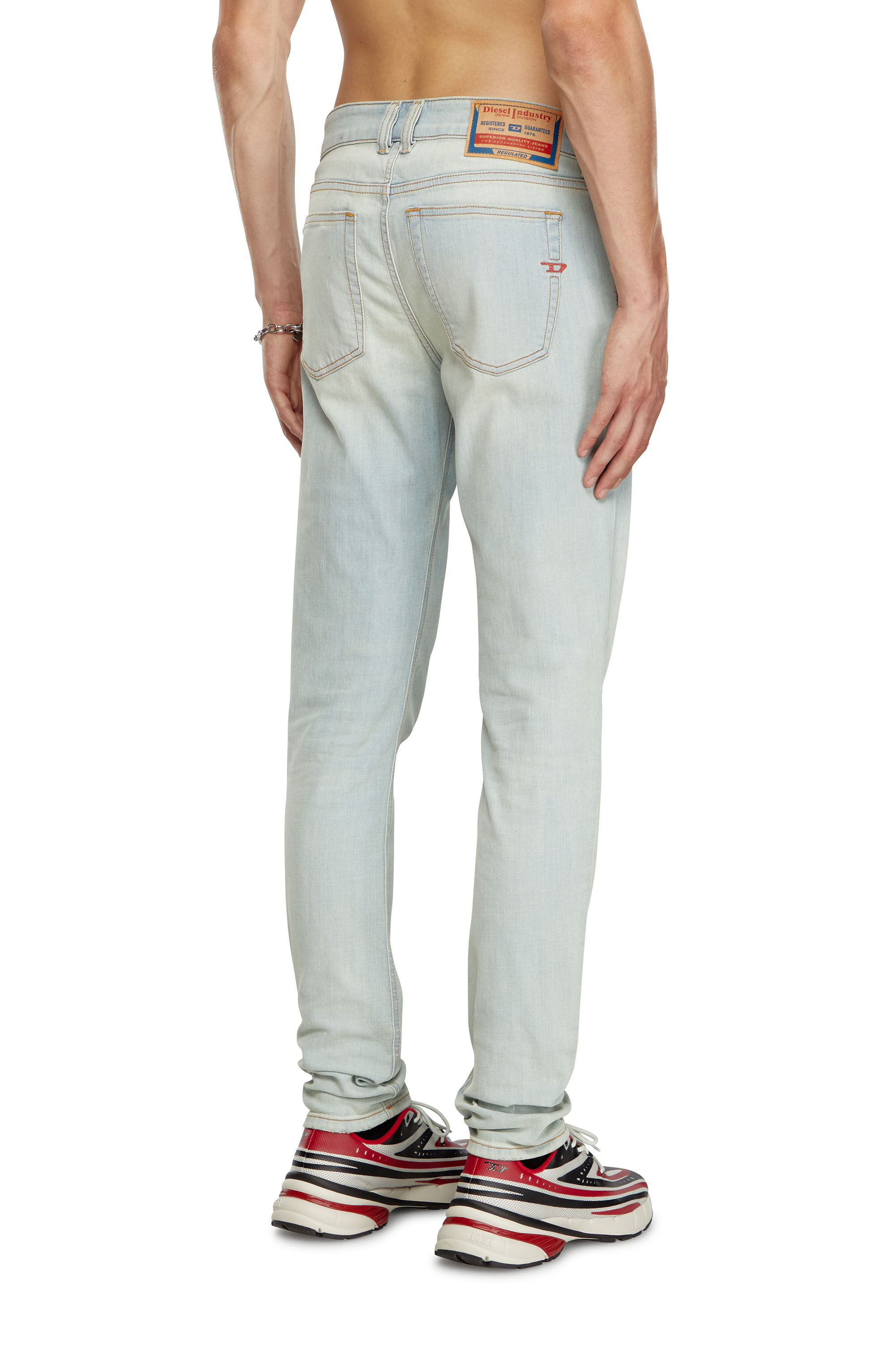 Diesel - Male's Skinny Jeans 1979 Sleenker 09J19, Light Blue - 4