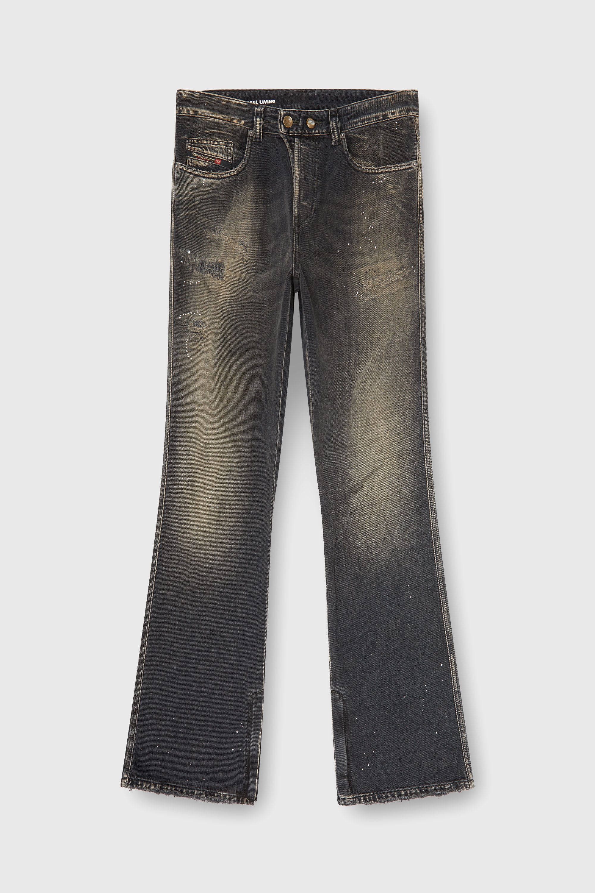 Diesel - Male's Bootcut Jeans 1998 D-Buck 09P64, Black/Dark Grey - 6