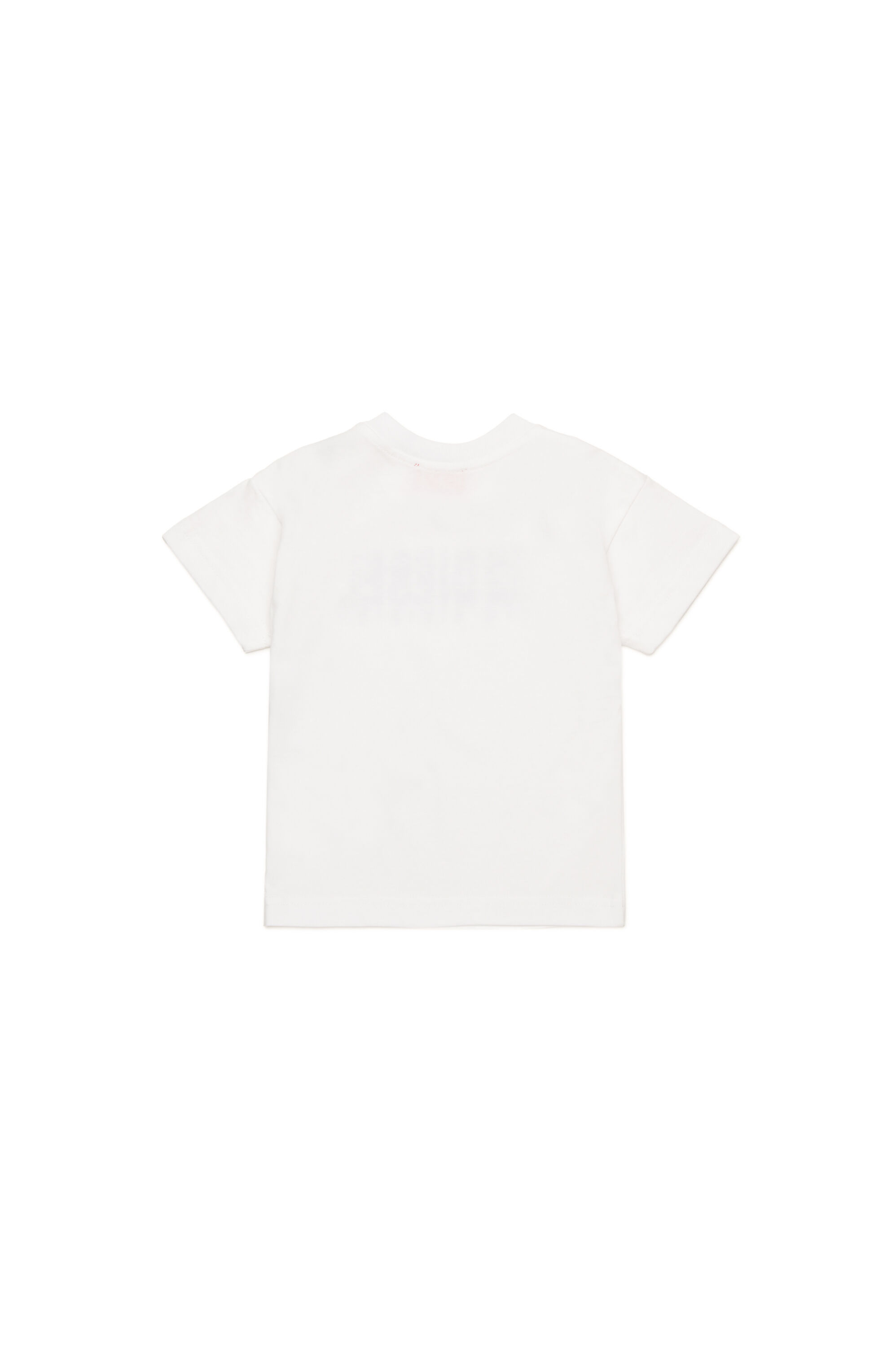 Diesel - TDIEGORL6MAB, T-shirt avec logo taché Mixte in Blanc - 2