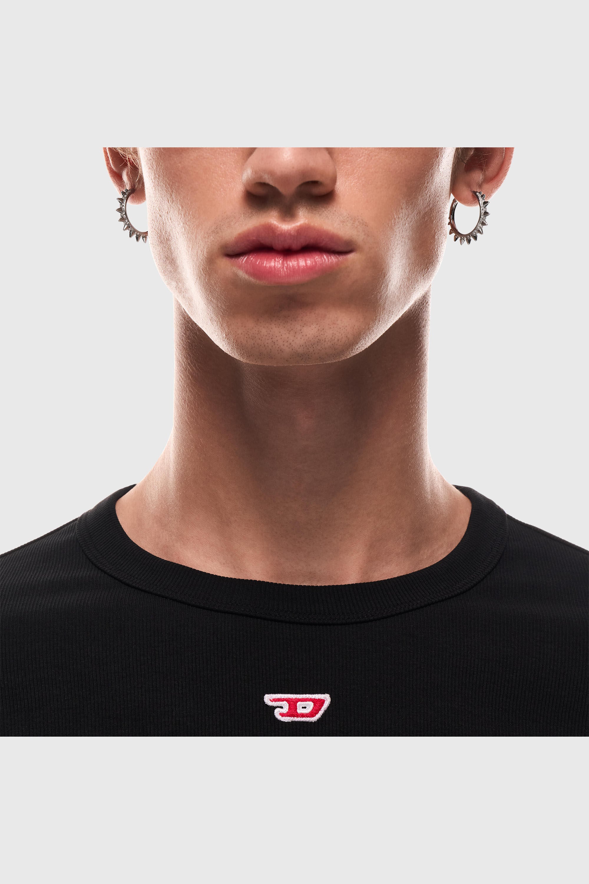 Diesel - DX1722040, Boucles d&rsquo;oreilles cr&eacute;oles en acier inoxydable Mixte in Gris argent&eacute; - 4