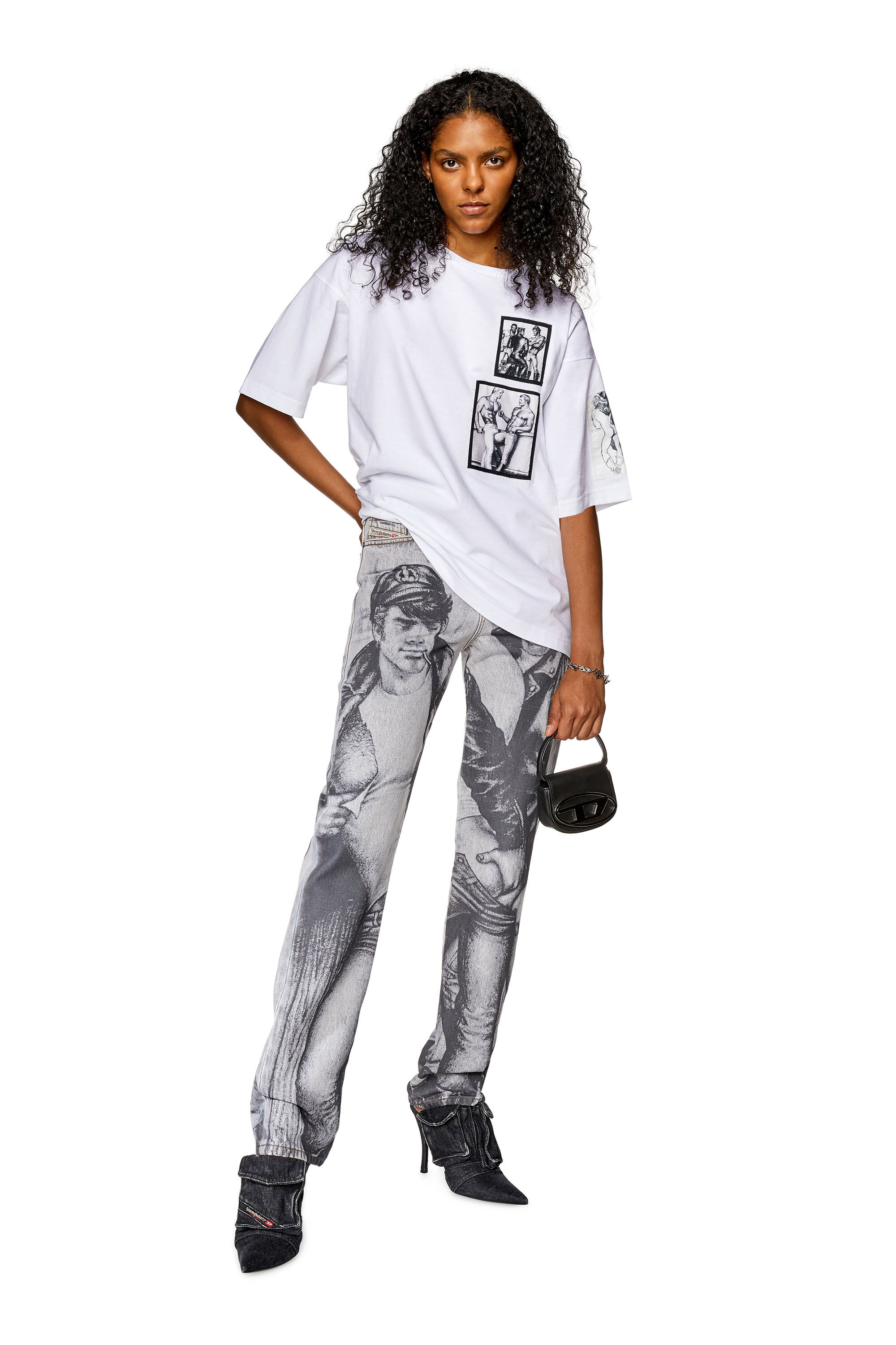 Diesel - Unisex's Straight Jeans 2020 D-Viker 007F8, Grey - 7