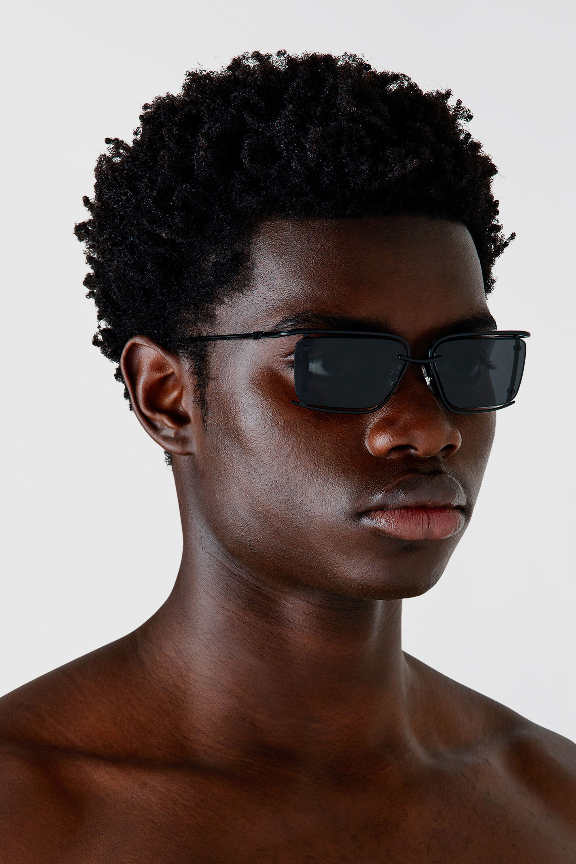 Women's Rectangle sunglasses | Black | Diesel {{Country}}