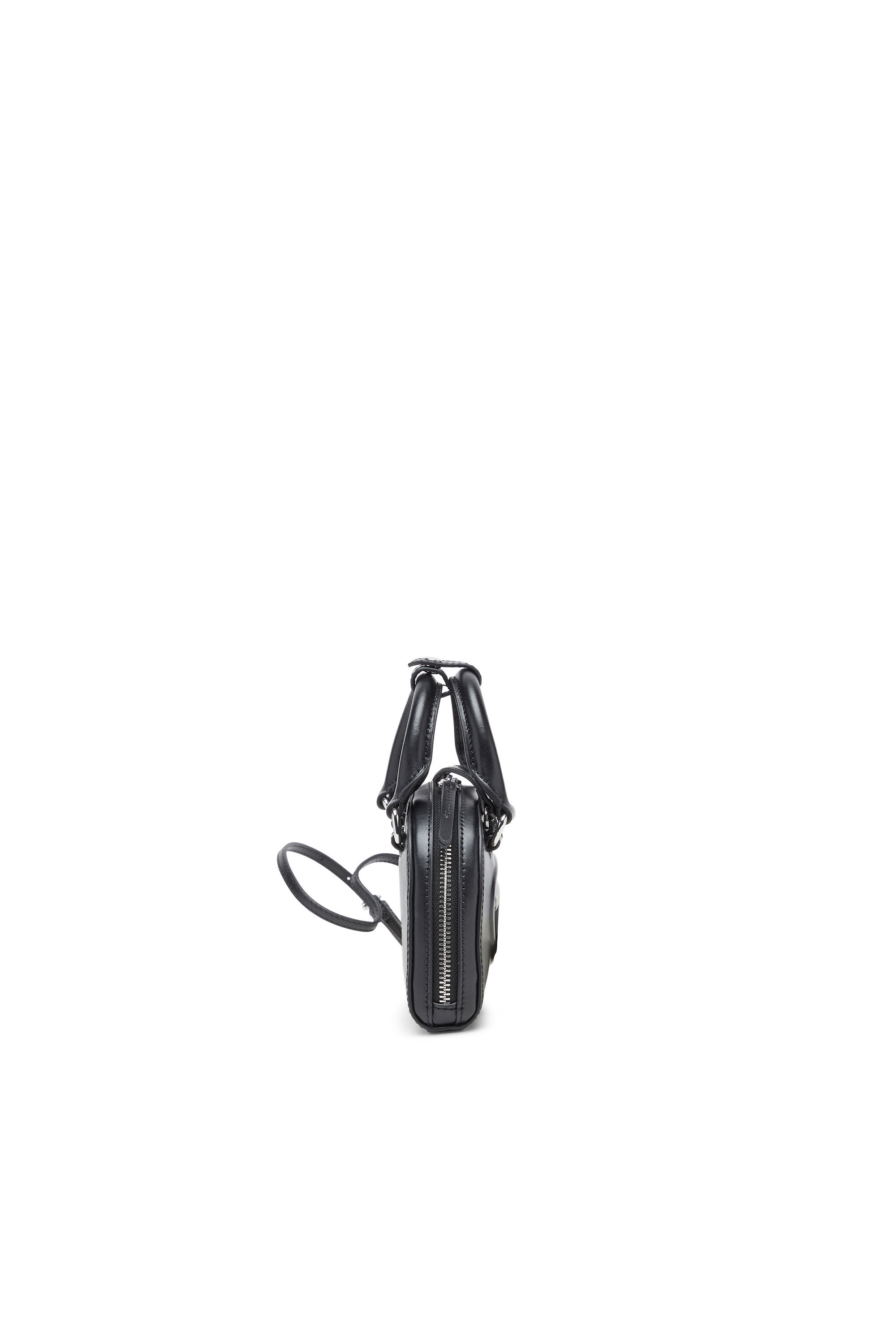 Women's 1DR Dome-Slim bowling bag in nappa leather | Black | Diesel