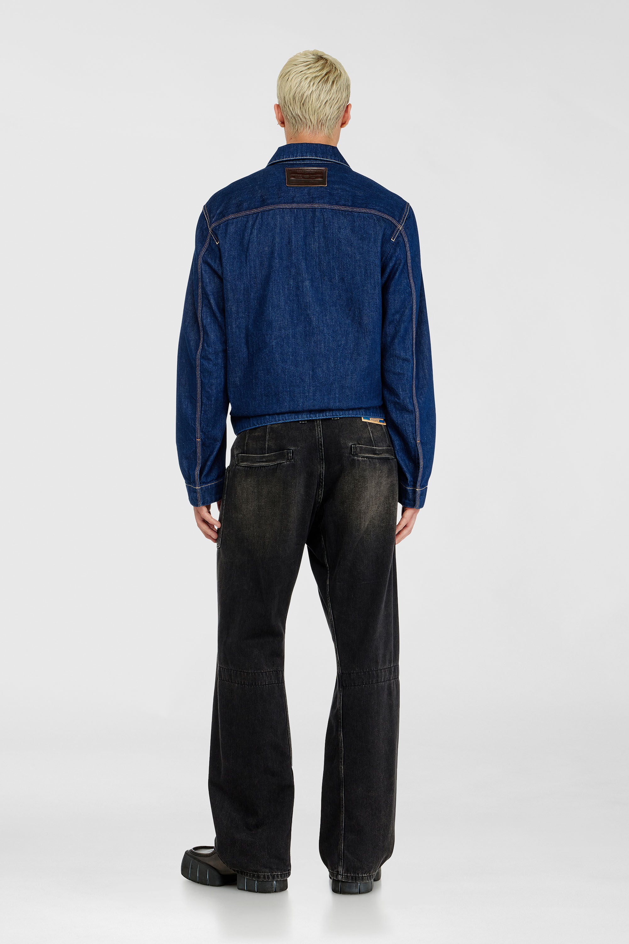 Men's Relaxed Jeans | Regular Waist D-ZetaBlack/Dark grey | Diesel US