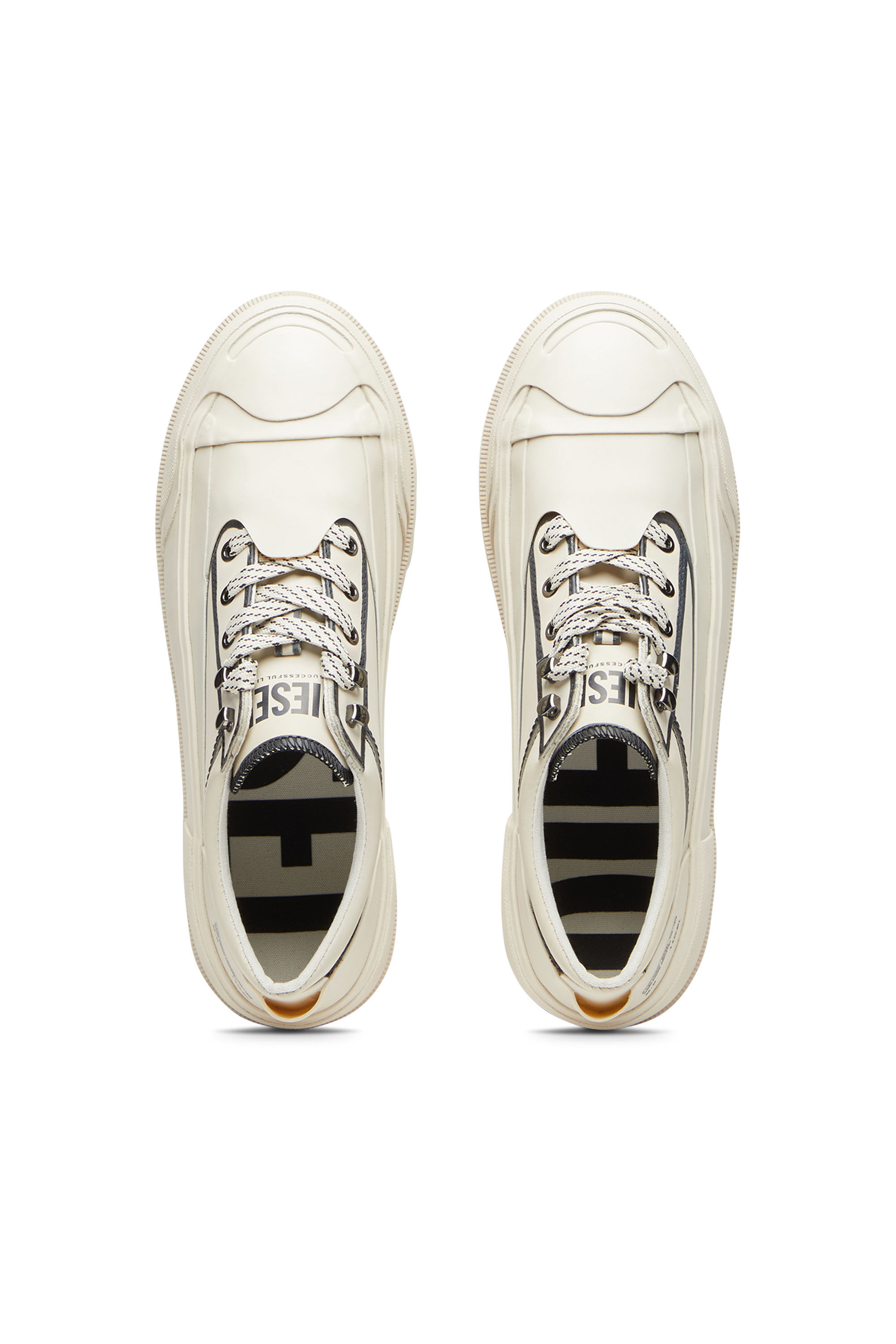 Diesel - D-HIKO SH X, D-Hiko SH X - Chaussure rangers en cuir et caoutchouc Homme in Polychrome - 5