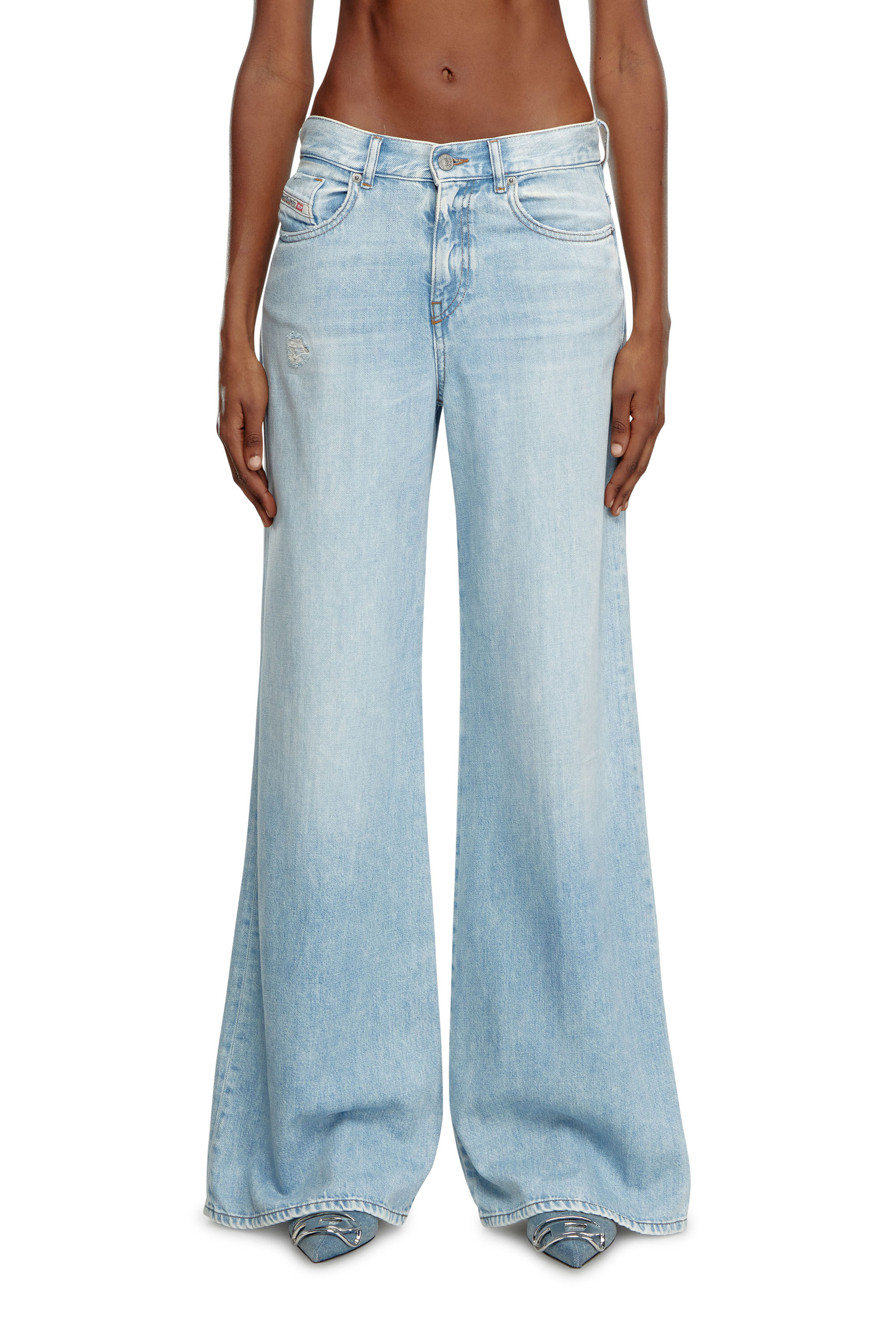 【PORTERNA】Plum flare jeans Wornstar Custom Jeans - Purple Haze Alloy Washed Flare