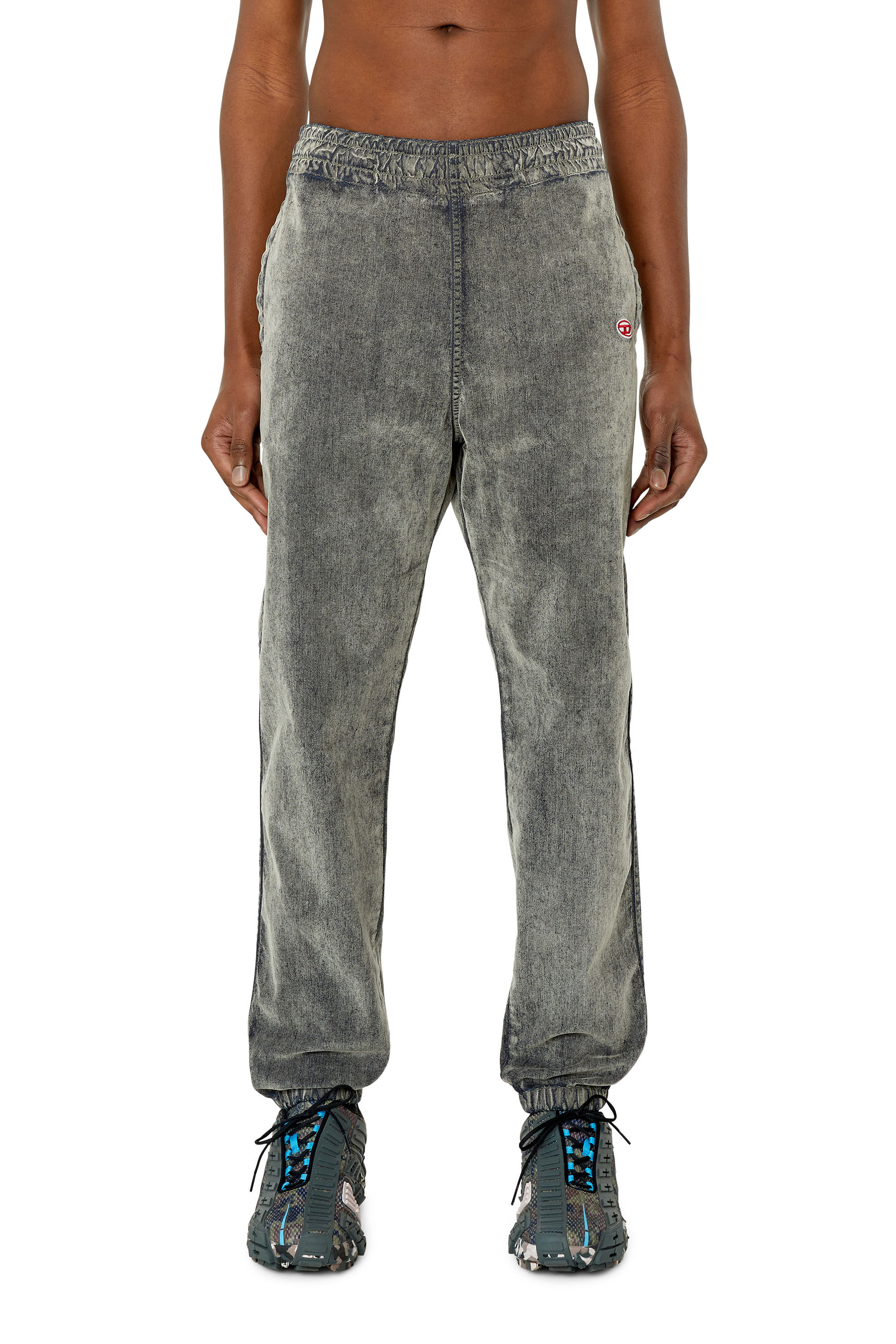 Diesel - Tapered D-Lab Track Denim 068CF, Tapered D-Lab Track Denim Mixte in Gris - 3