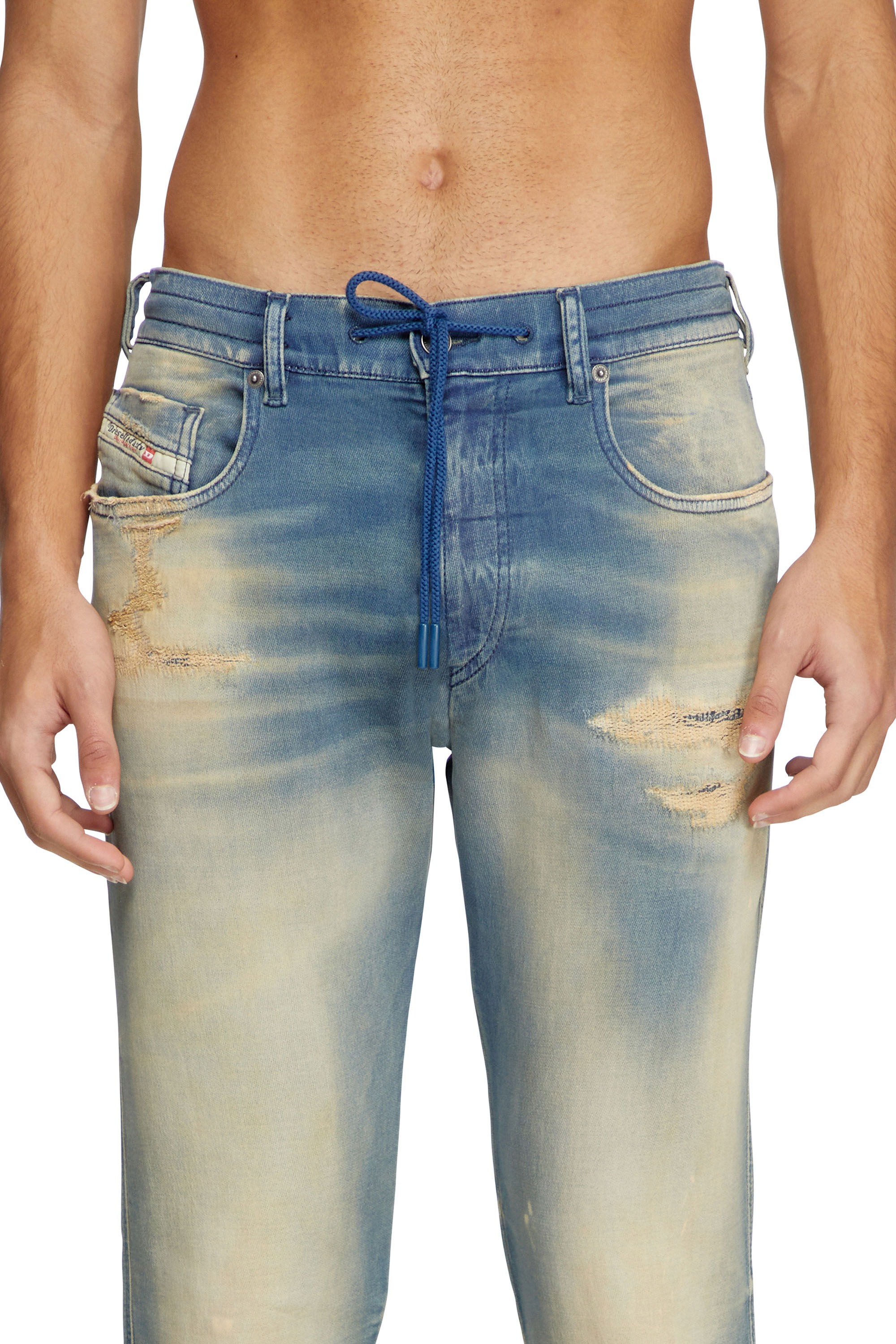 Diesel - Slim 2062 D-Strukt Joggjeans® 068PP Homme, Bleu moyen - Image 5