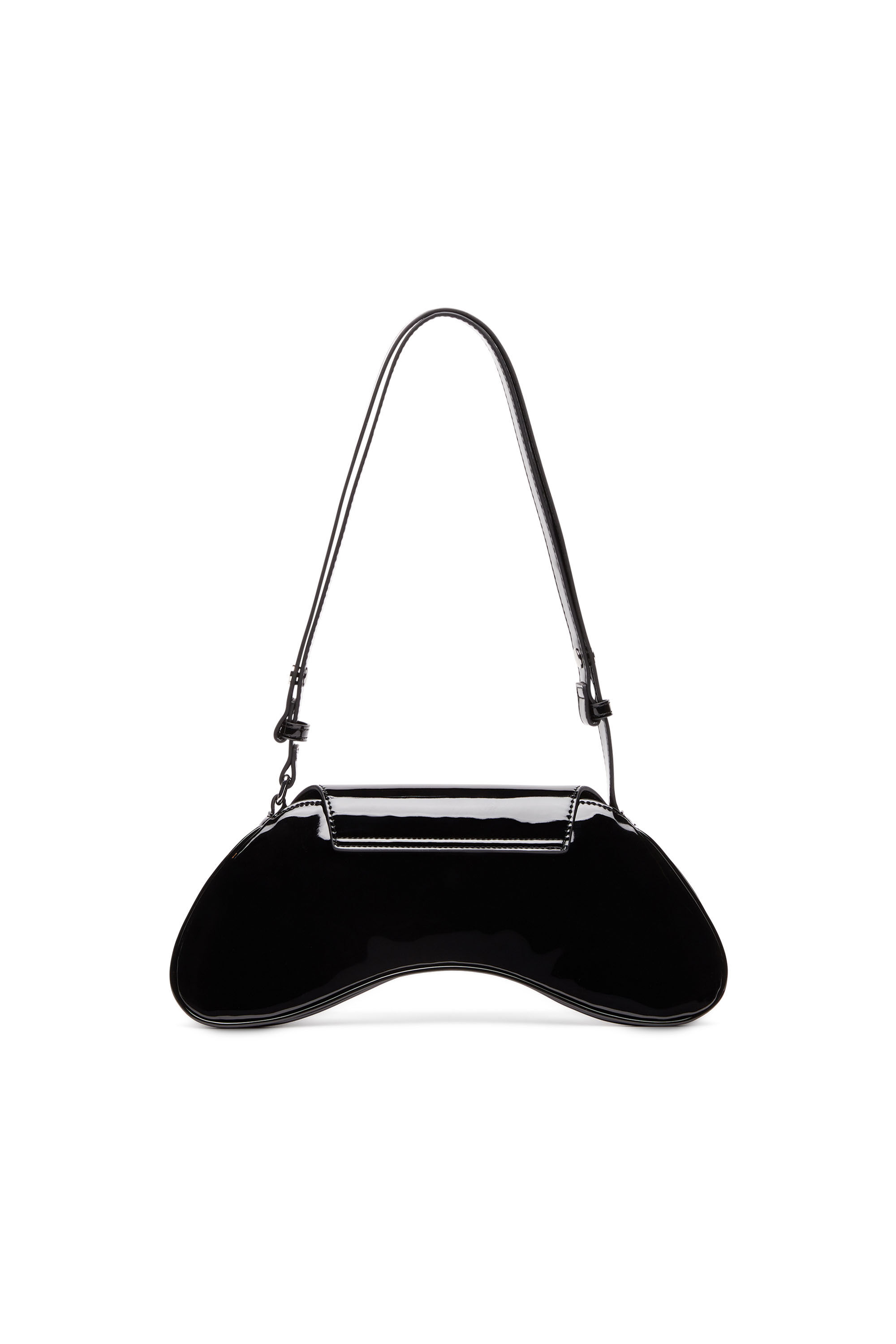 Diesel - PLAY CROSSBODY, Woman's Play-Glossy crossbody bag in Black - 3
