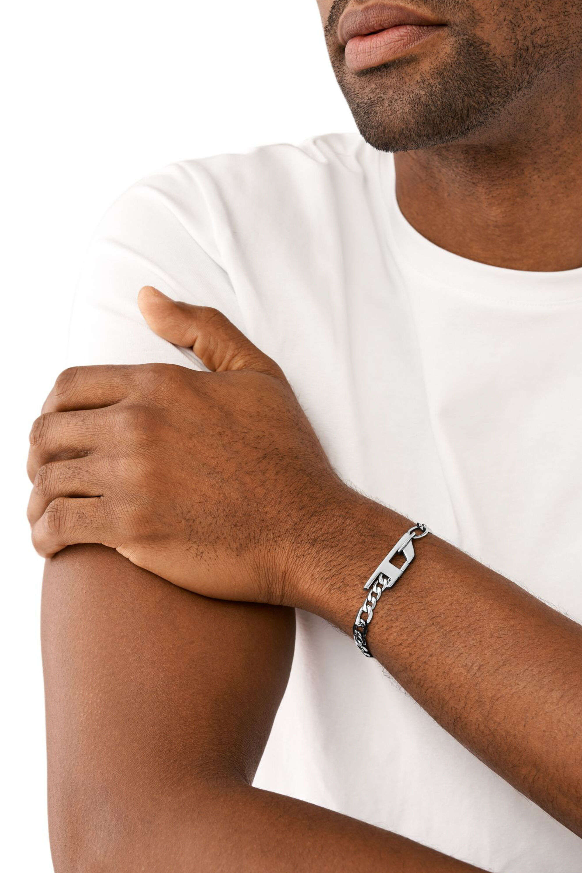 Women's Stainless steel chain bracelet | Silver | Diesel