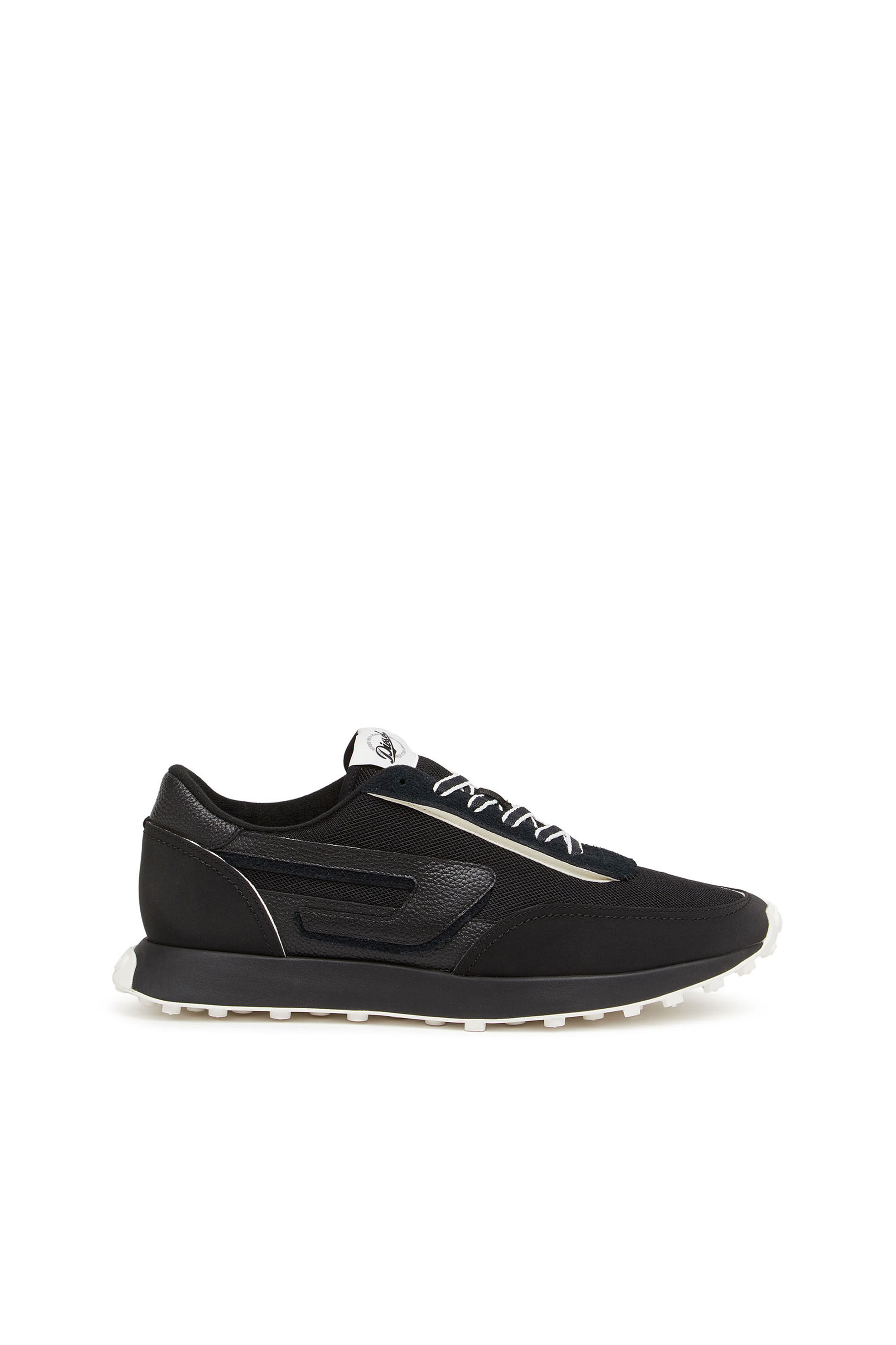 Diesel - S-RACER LC, Man's S-Racer Lc - Sneakers in mesh, suede and leather in Black - 1