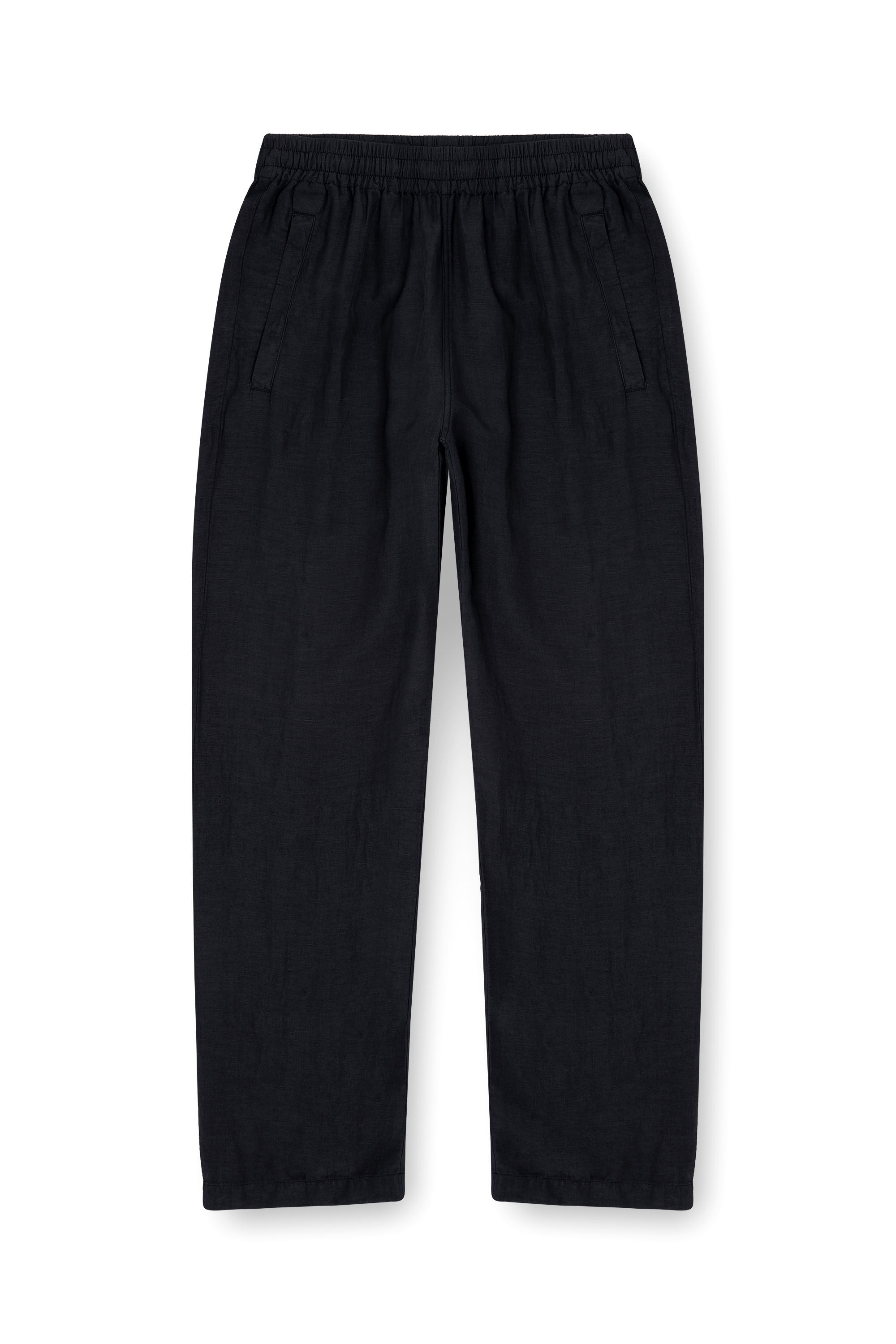 Women's Linen-blend pants | Black | Diesel {{Country}}