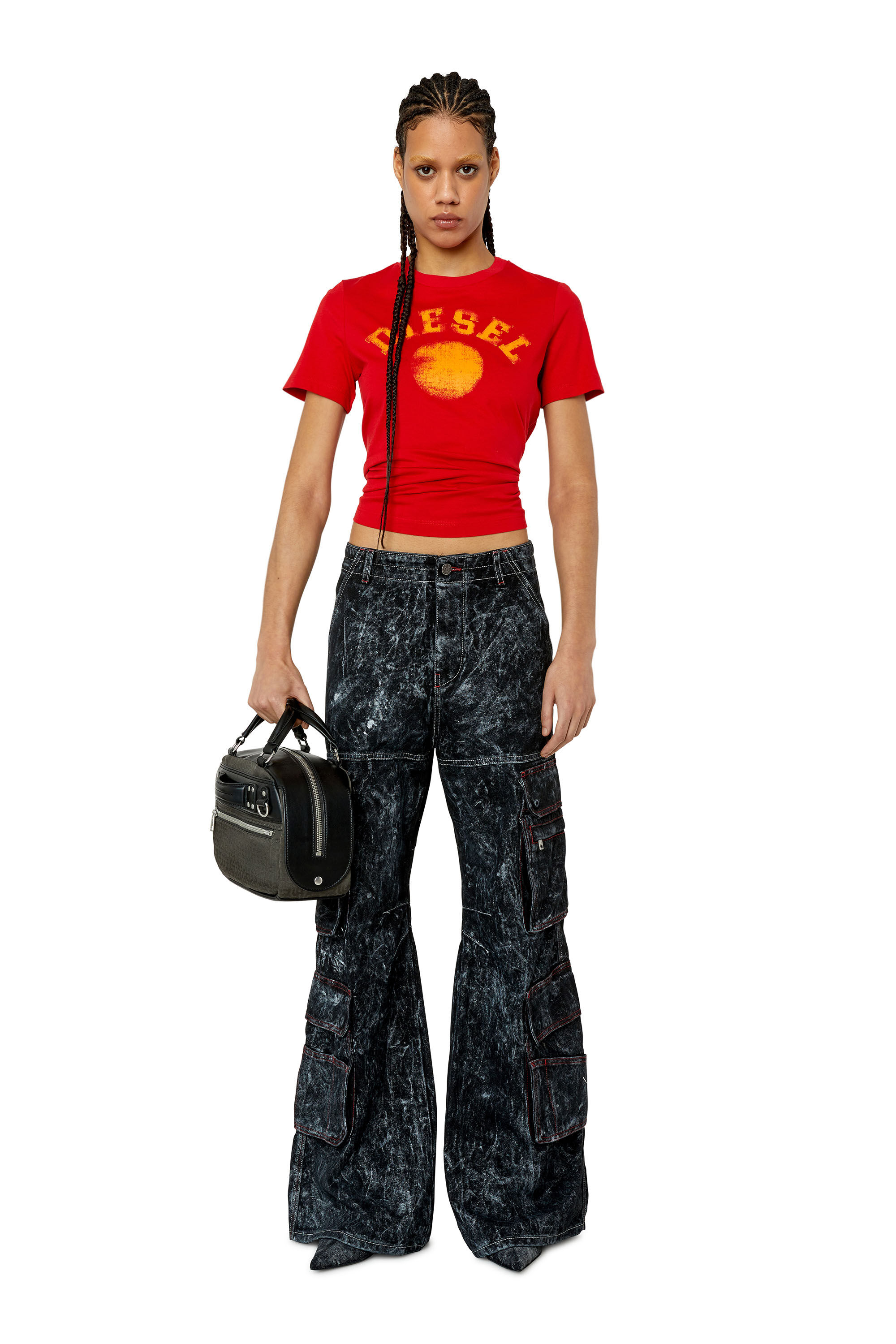 1996 D-Sire Woman: straight Black/Dark grey Jeans | Diesel