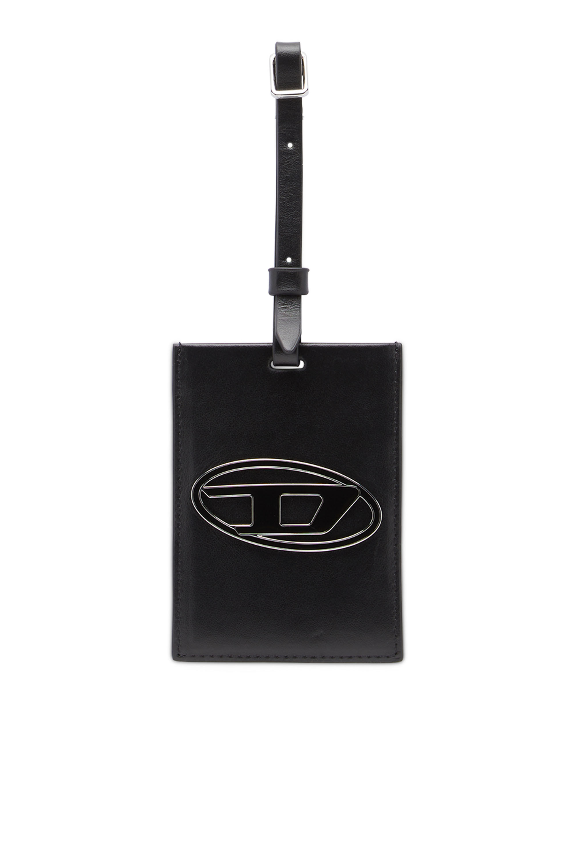Diesel - NAEEM, Male's Badge holder in nappa leather in Black - 1