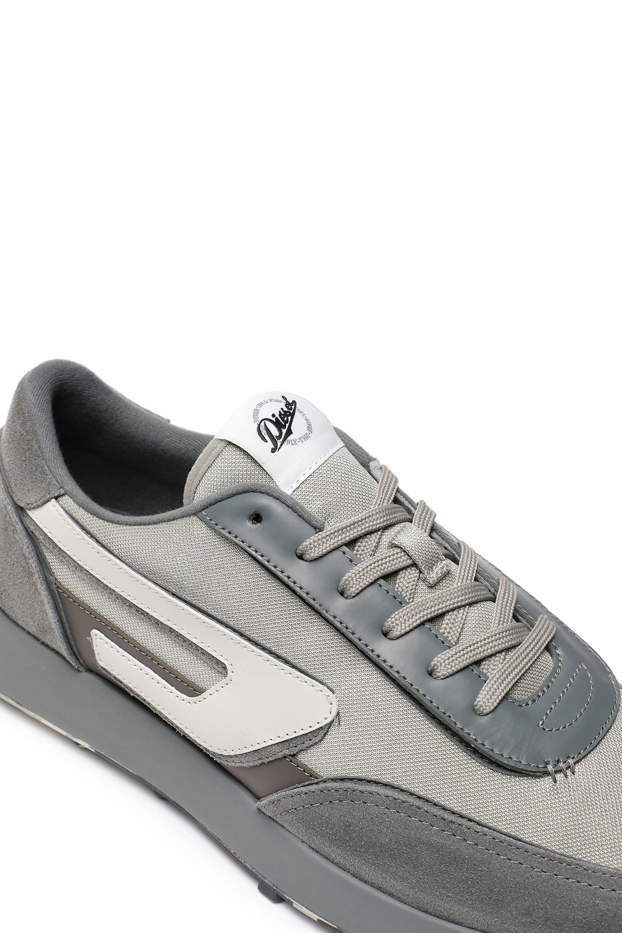 Diesel - S-RACER LC, S-Racer Lc - Sneakers en mesh et daim avec semelle camouflage Homme in Beige - 6