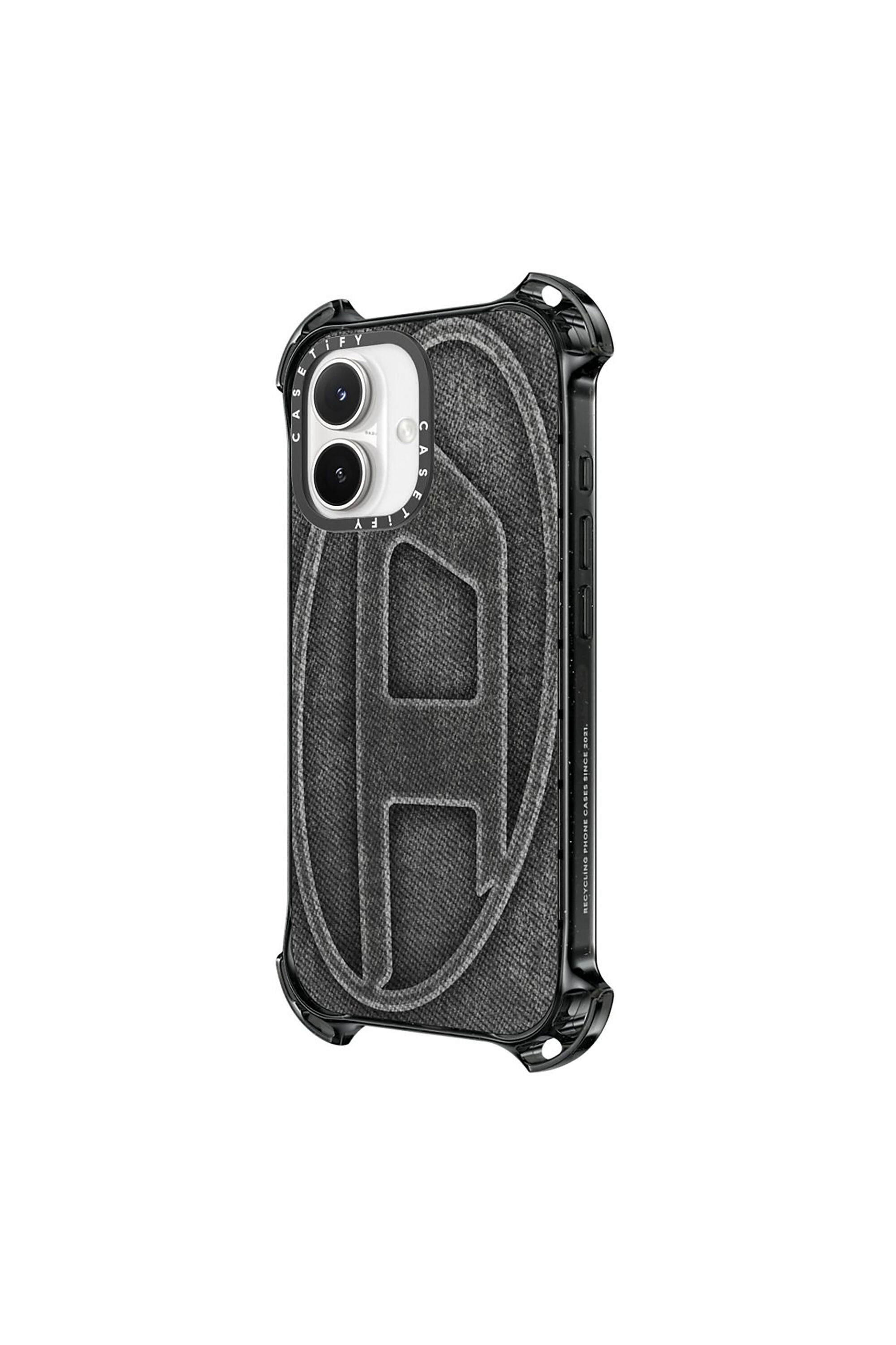 Diesel - 60592 MOULDED CASE, Funda Oval D bounce por iPhone 17 Unisex in Negro - 2