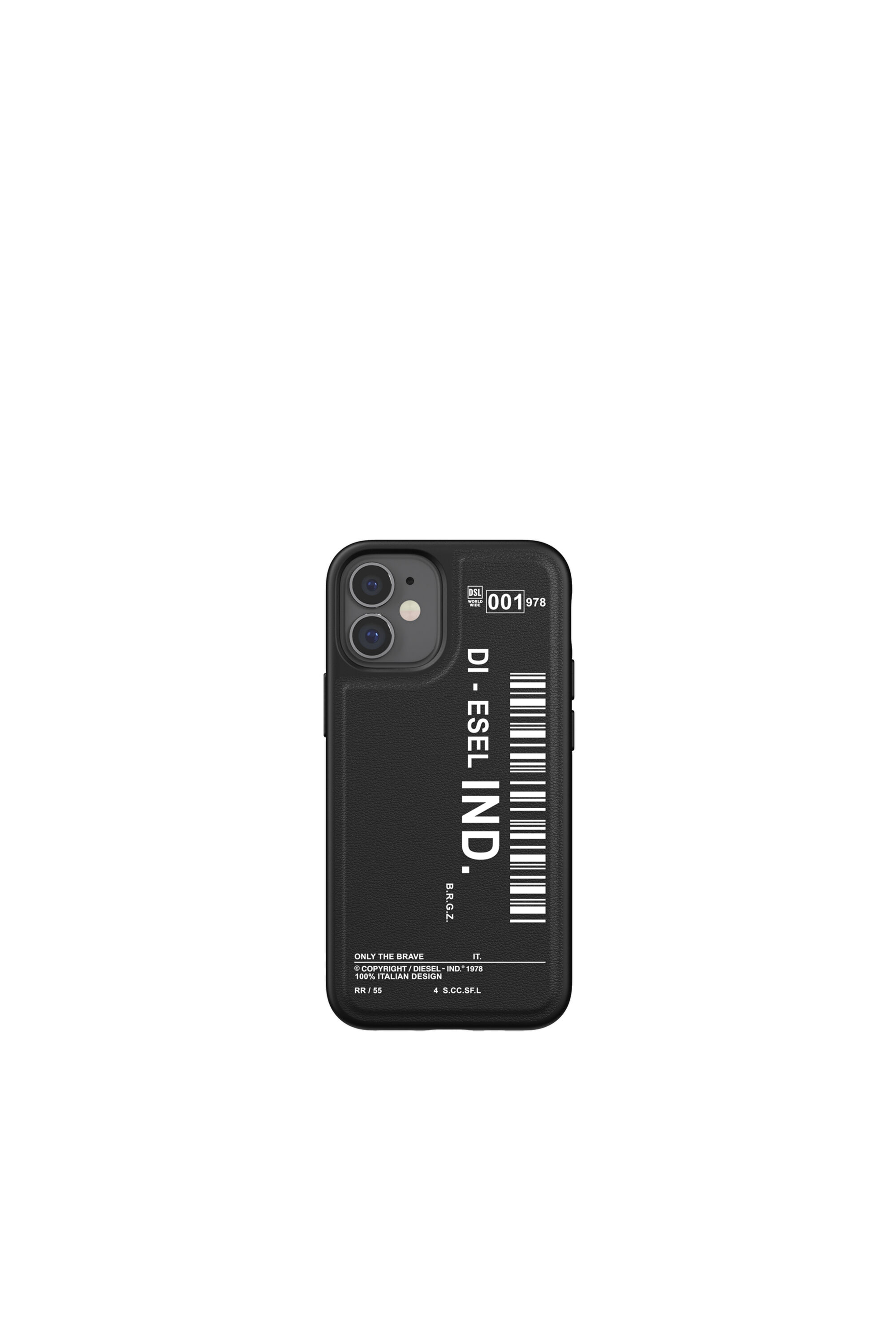 Diesel - 42488 STANDARD CASE, Coque moulée pur iPhone 12 Mini Mixte in Noir - 2