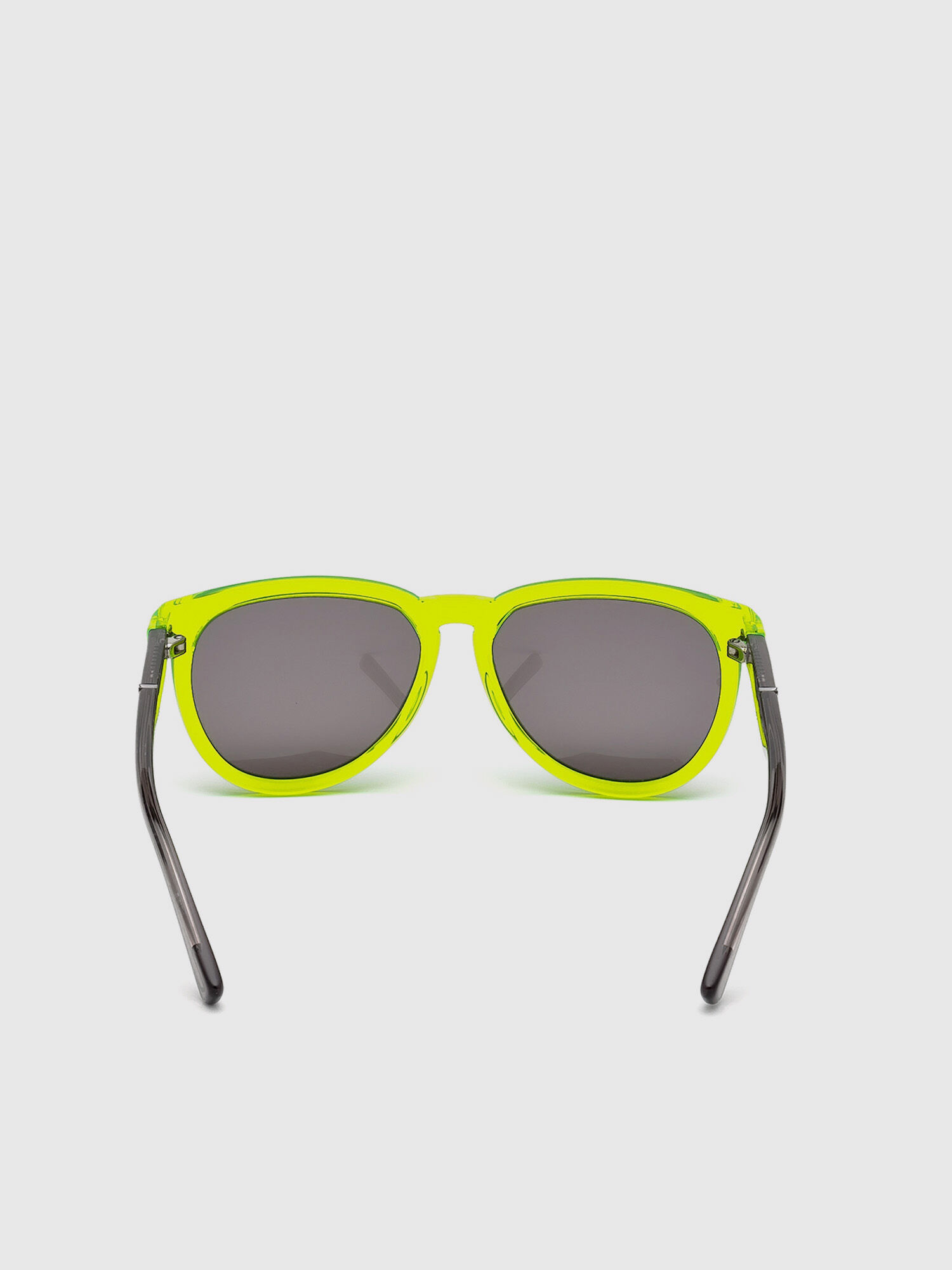 Diesel - DL0272, Unisex's Pilot shape kid eyewear in Yellow Fluo - 4