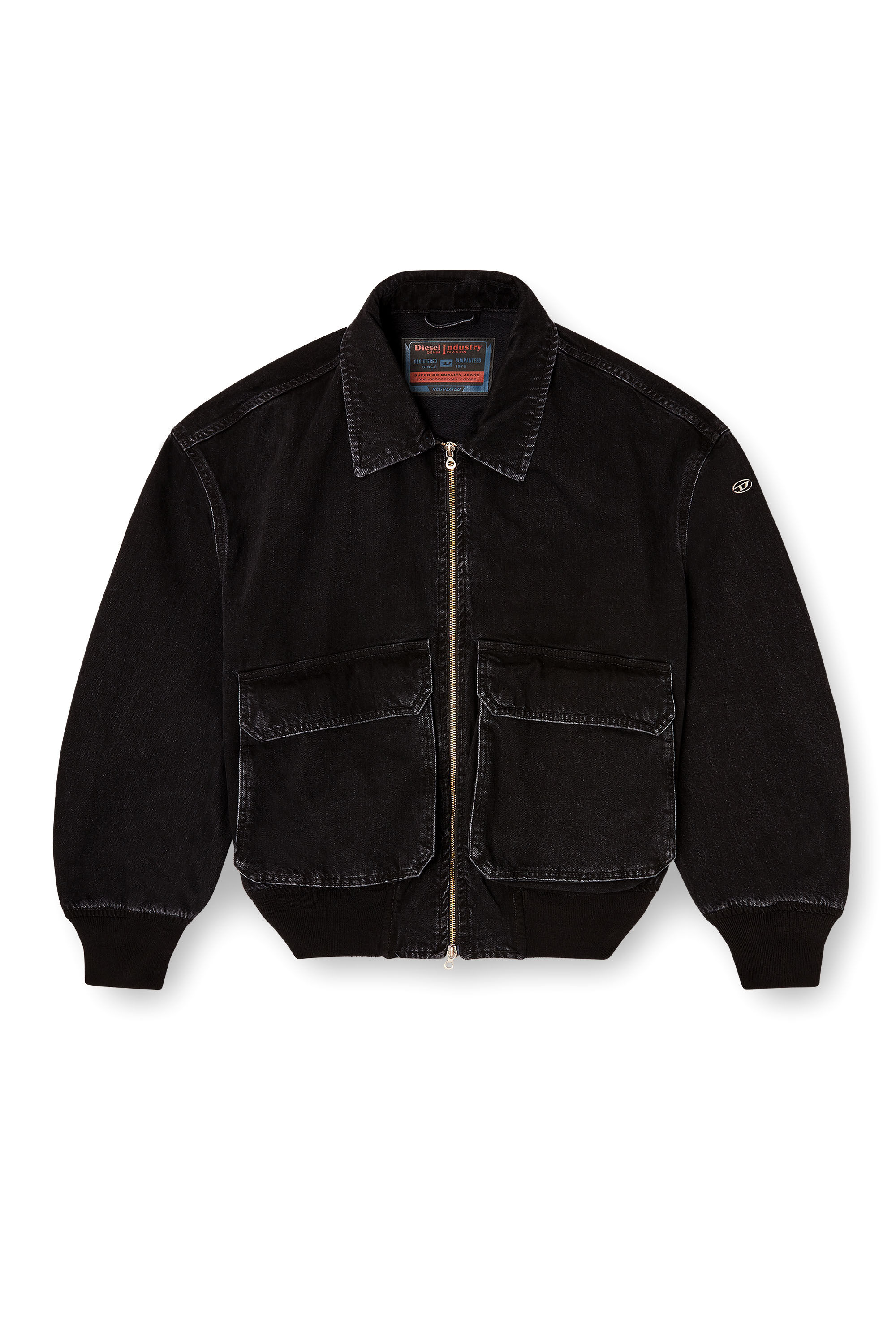 Women's Jacket in denim | Black | Diesel
