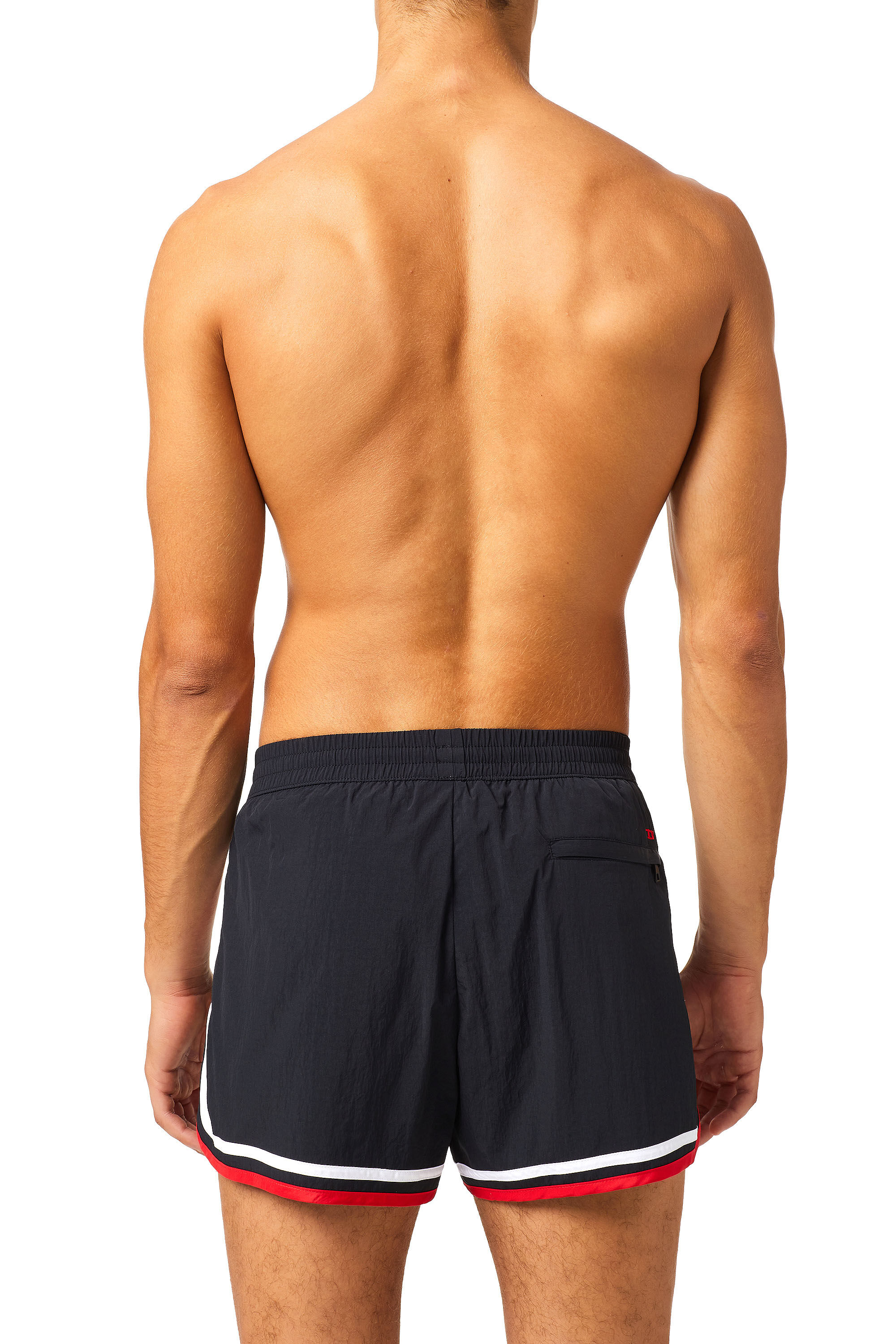 Diesel - BMBX-REEF-30, Short de bain avec bordures doubles Homme in Noir - 3