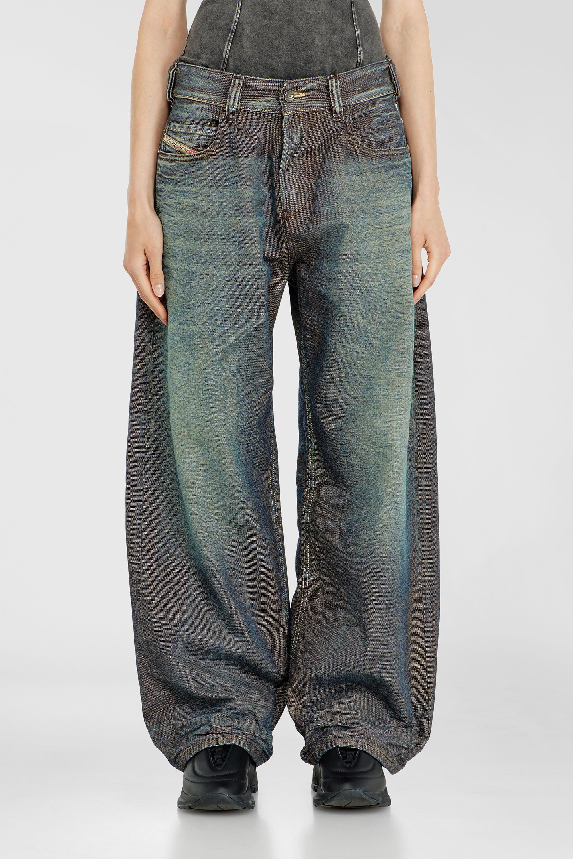 Diesel - Relaxed Jeans 1997 D-Enim-M 007EM Mixte, Bleu Fonc&eacute; - Image 6