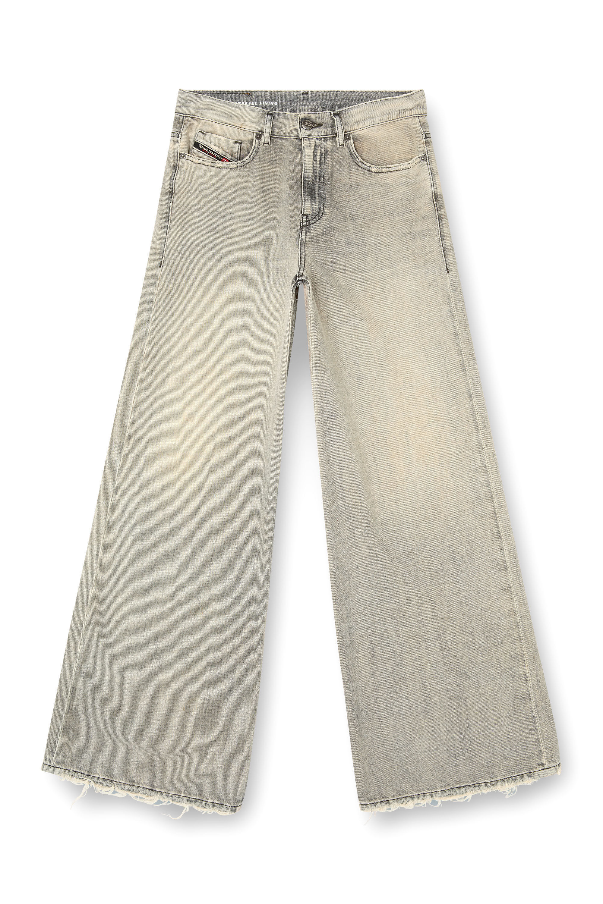 Women's Flare Jeans | Grey | Diesel 1978 D-Akemi