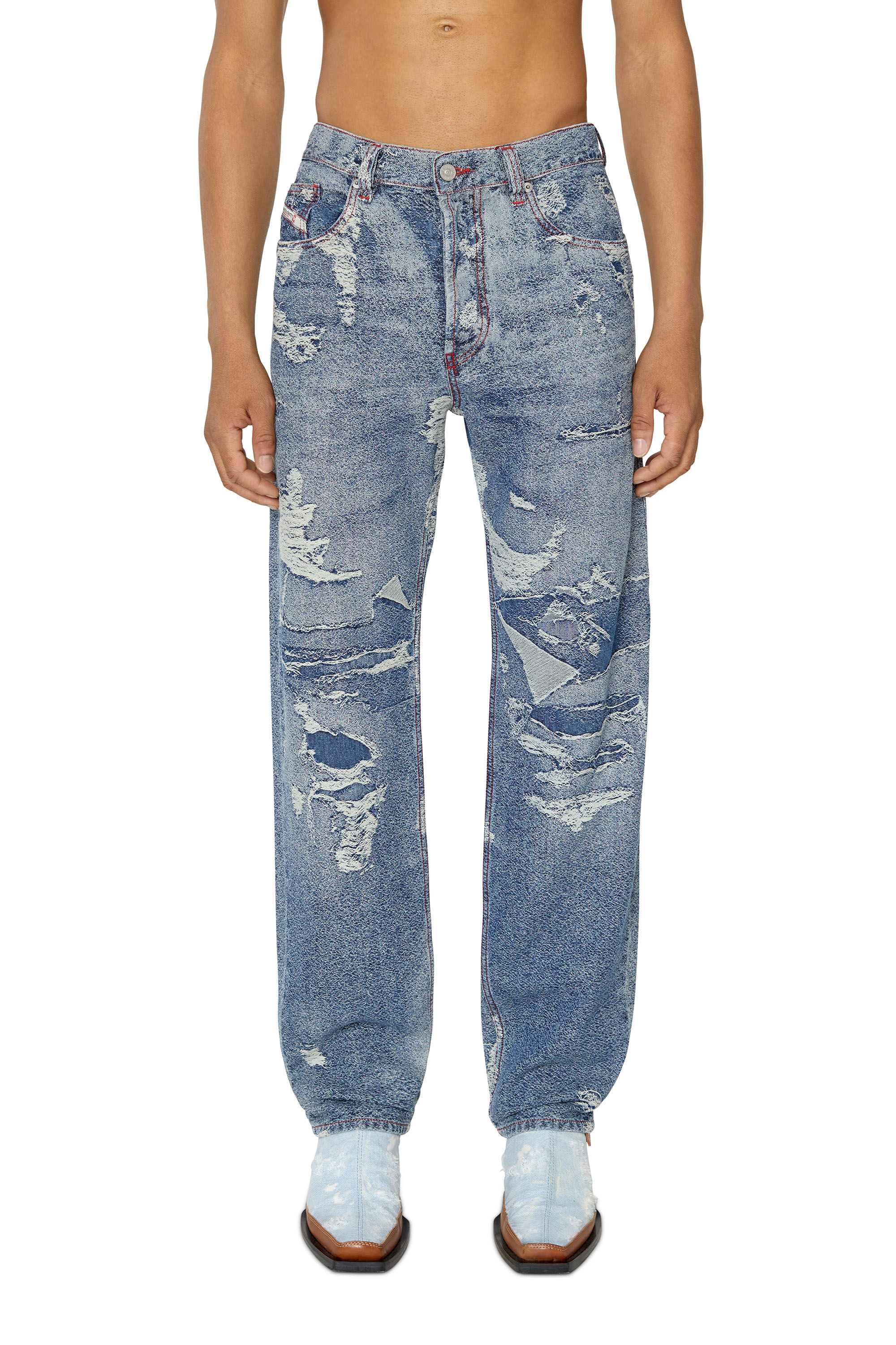 2010 D-Macs Man: Straight dark blue Baggy Jeans | Diesel