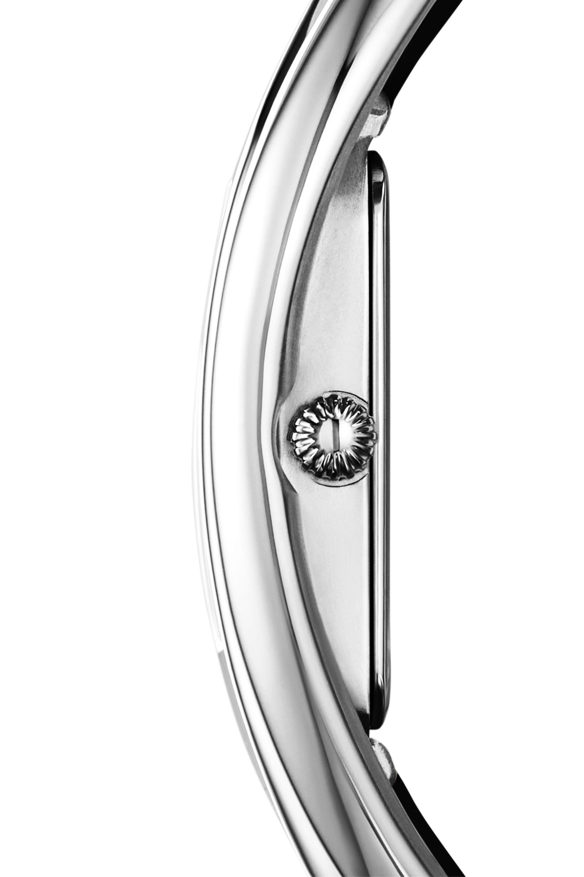 Women's Wrap-D black leather watch | Silver | Diesel