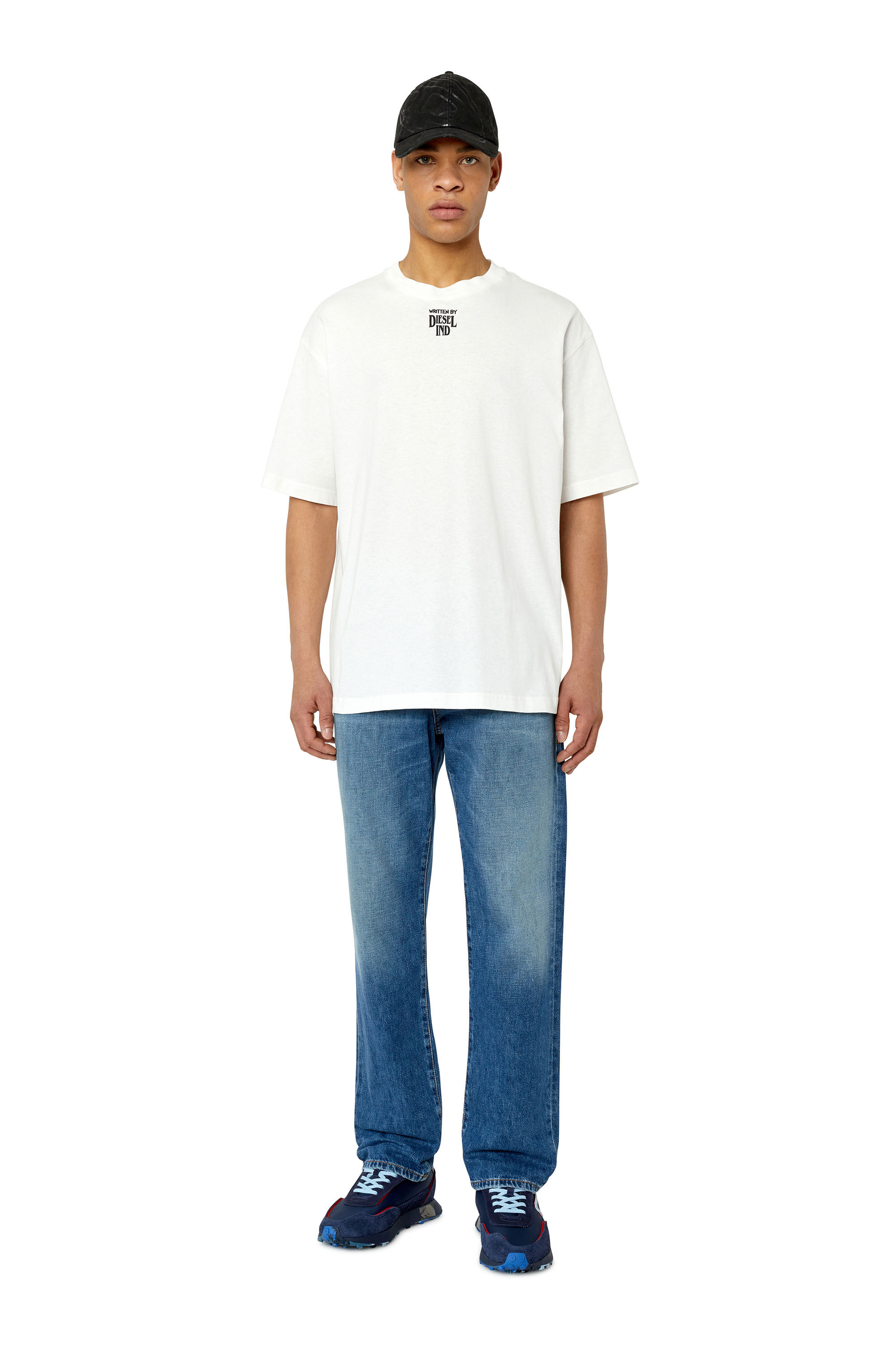 Diesel - S-RACER LC, S-Racer Lc - Sneakers en nylon et daim poilu Homme in Bleu - 7