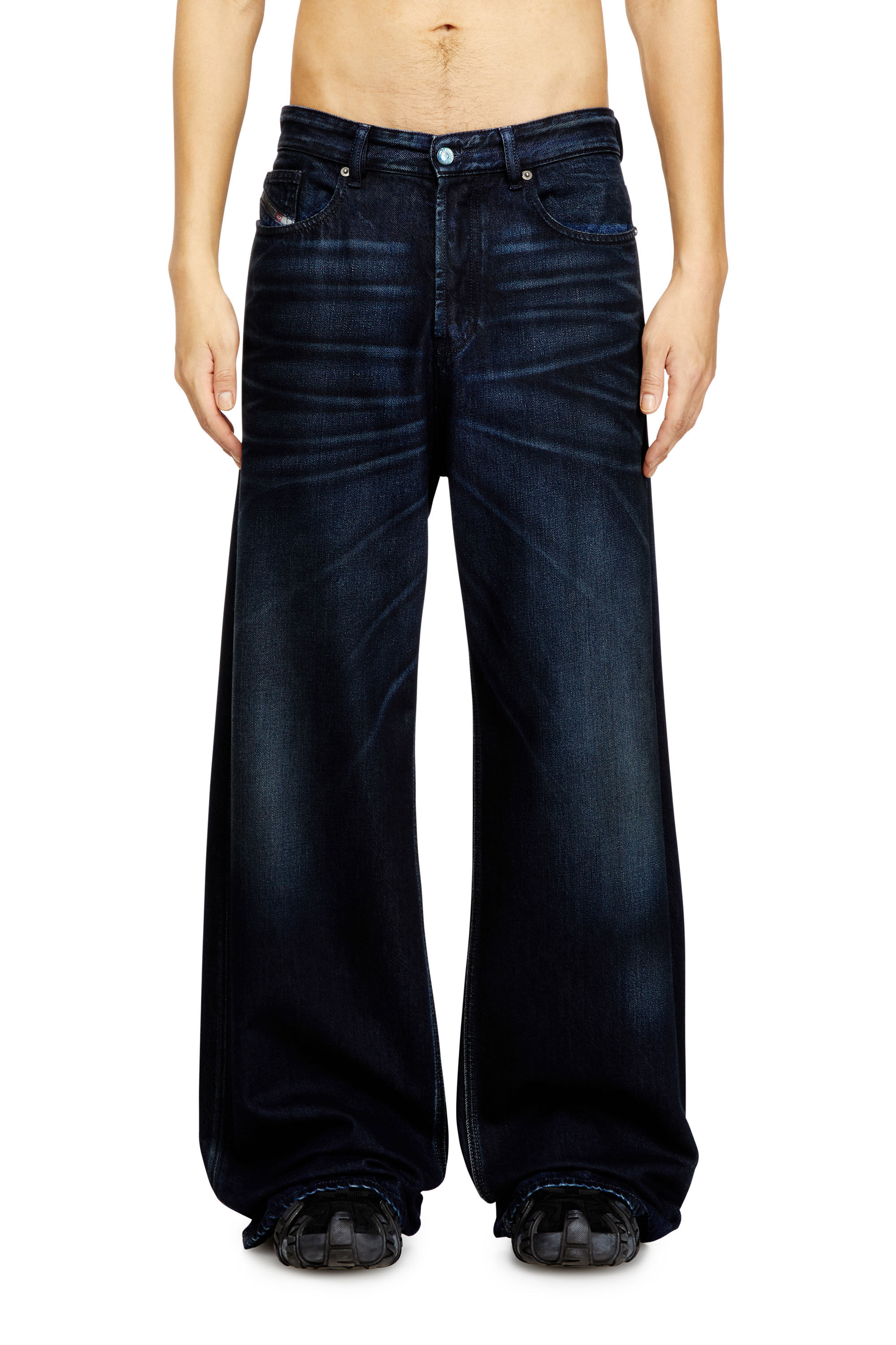 Men's Relaxed Jeans | Dark Blue | Diesel D-Rise