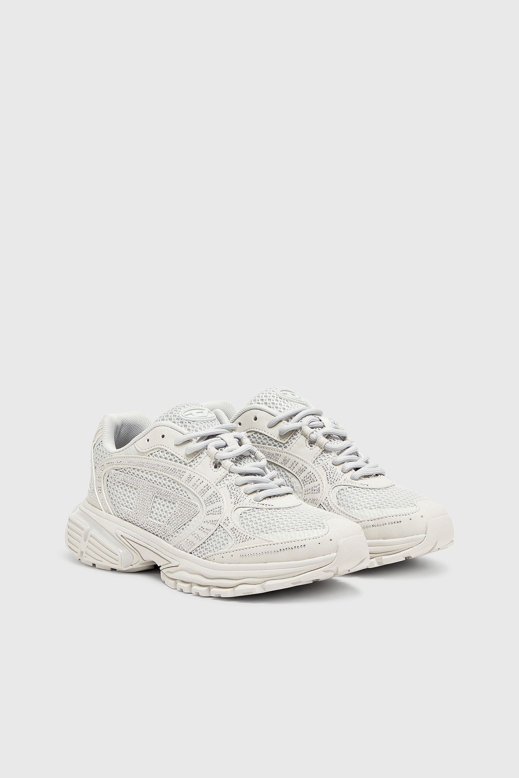 Diesel - S-PRO-V-DENSE LOW W, S-Pro-V-Dense - Zapatillas de malla con cristales Mujer in Blanco - 2